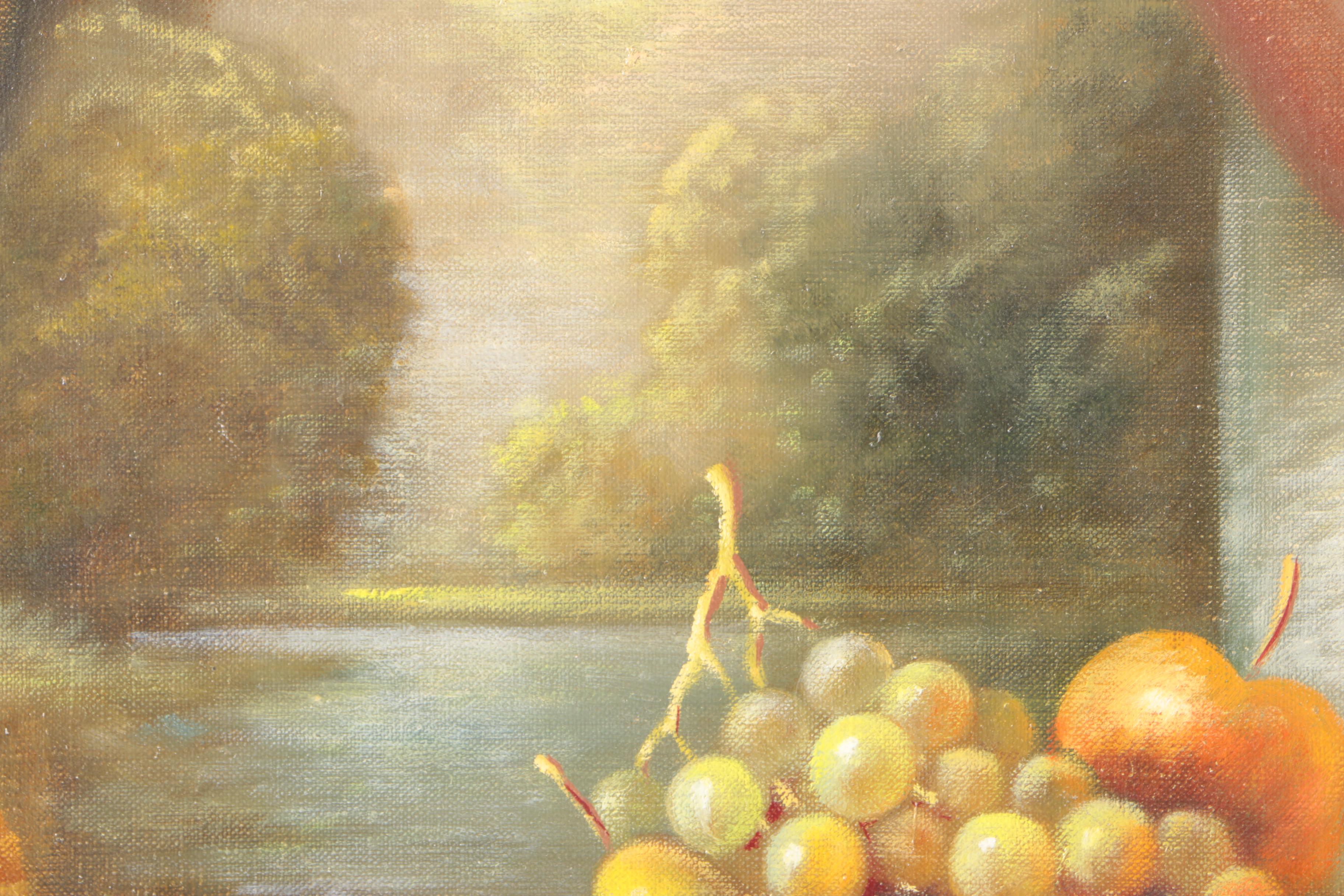 Paldeak Oil Painting on Canvas Neolassical Style Still Life