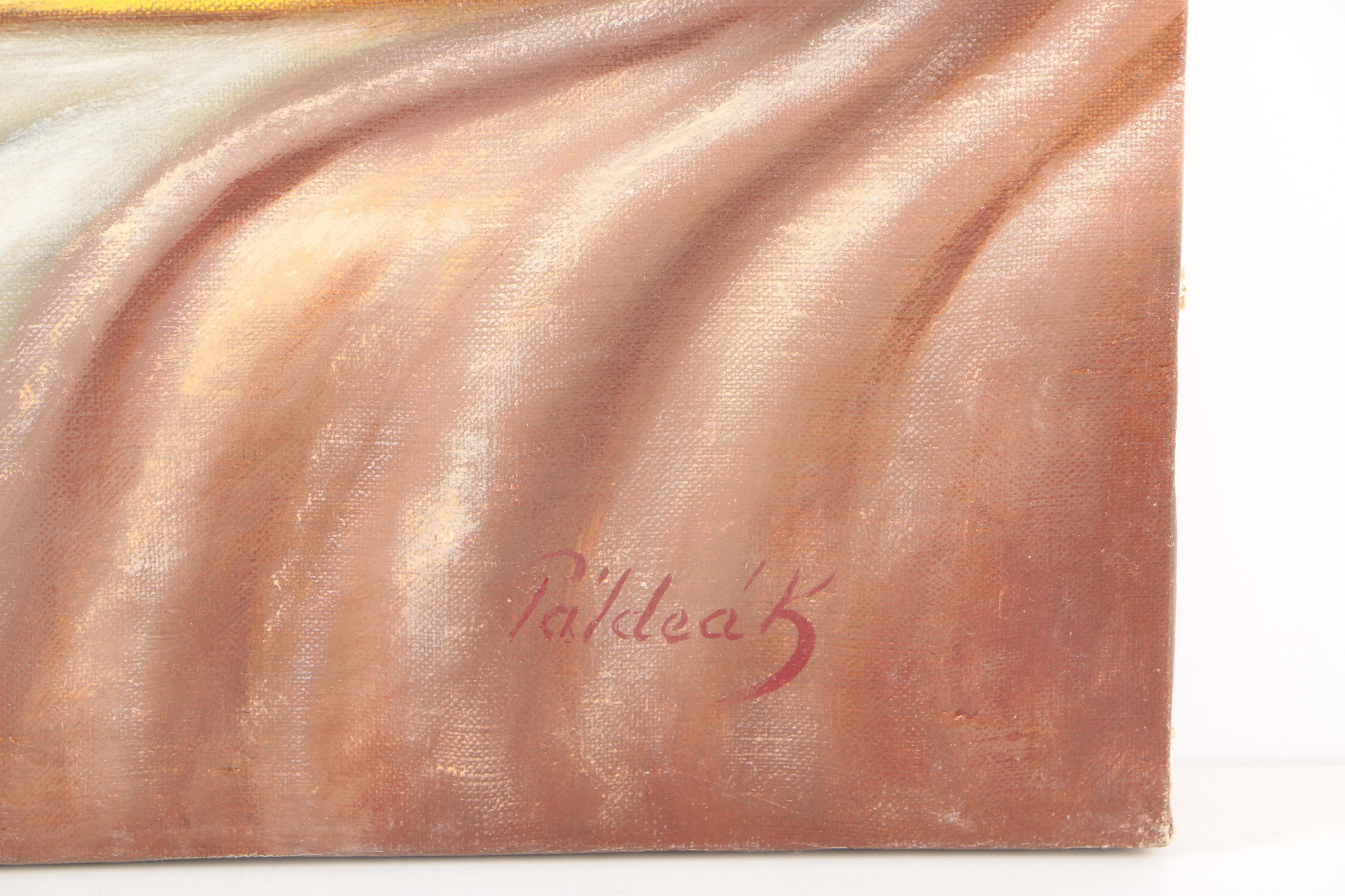 Paldeak Oil Painting on Canvas Neolassical Style Still Life