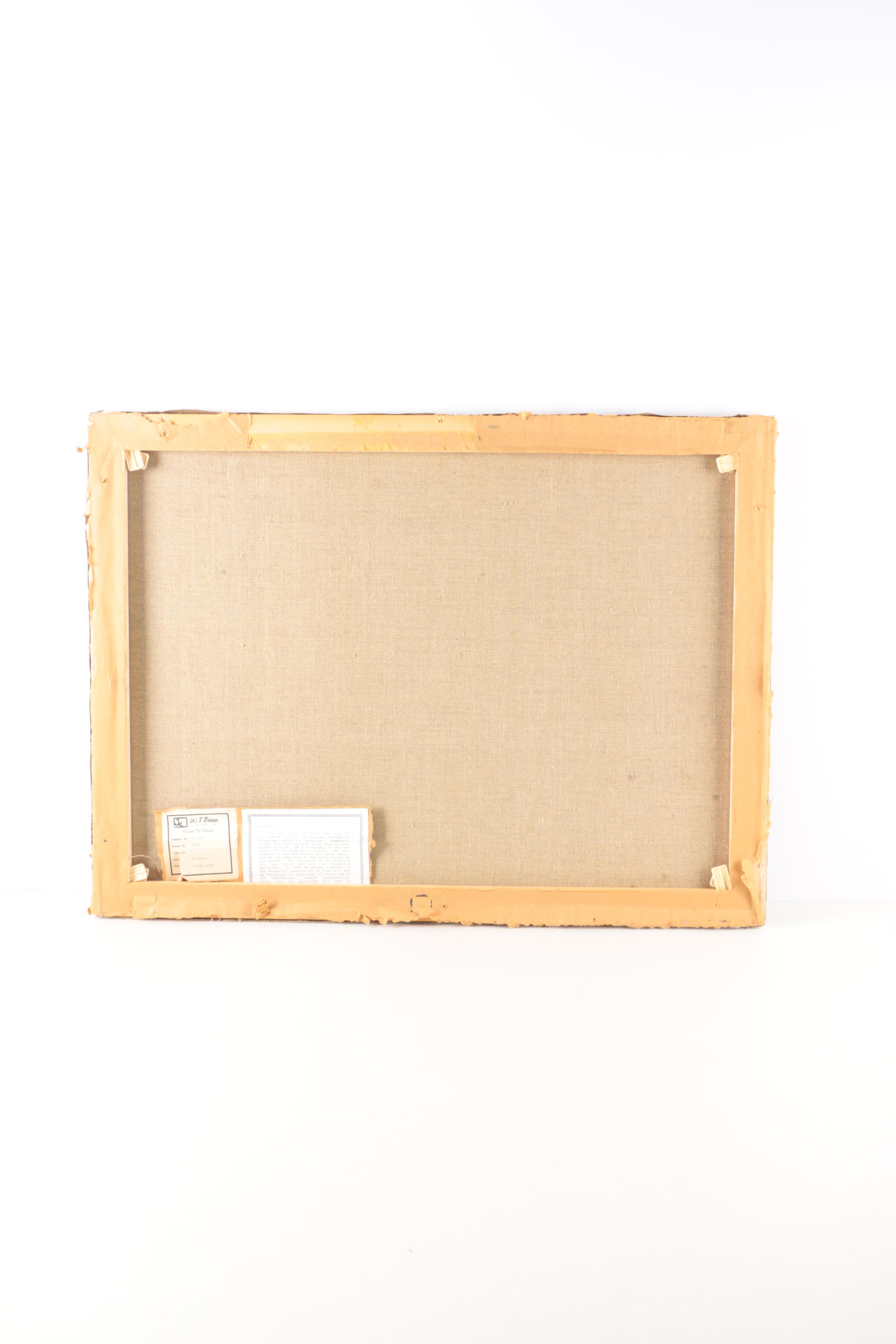 Paldeak Oil Painting on Canvas Neolassical Style Still Life