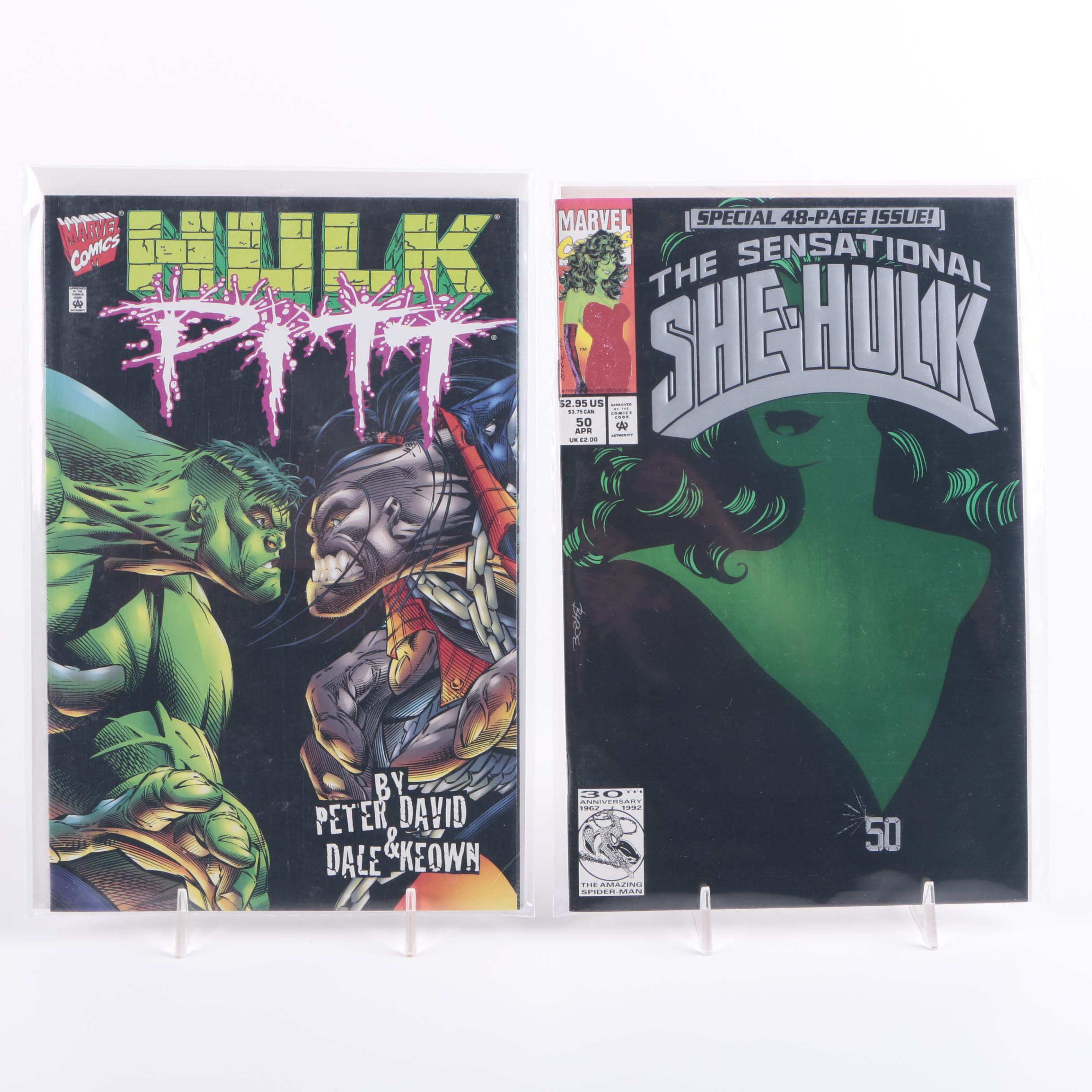 Assorted Marvel Modern Age Comics Featuring "The Hulk"