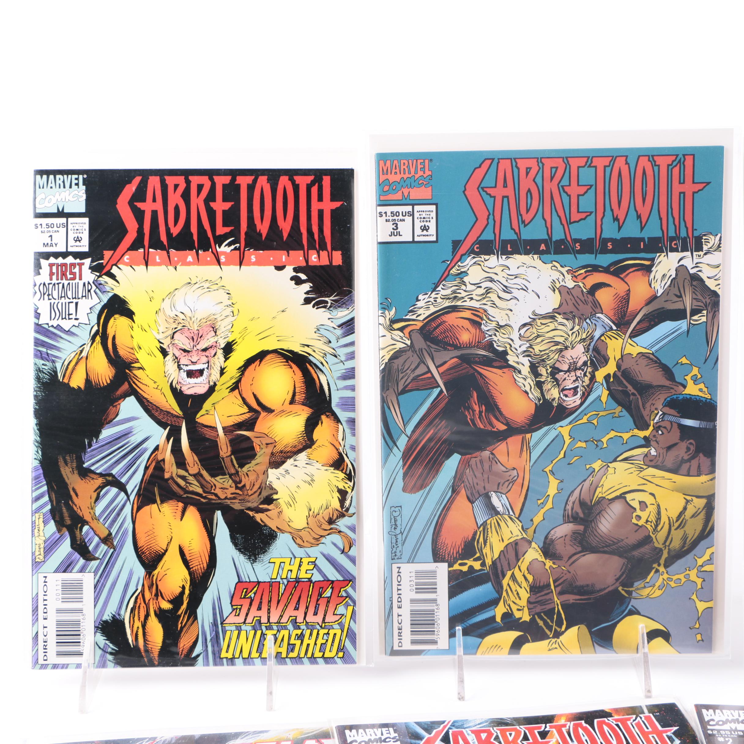 Assorted Modern Age Comics Featuring "Sabretooth"