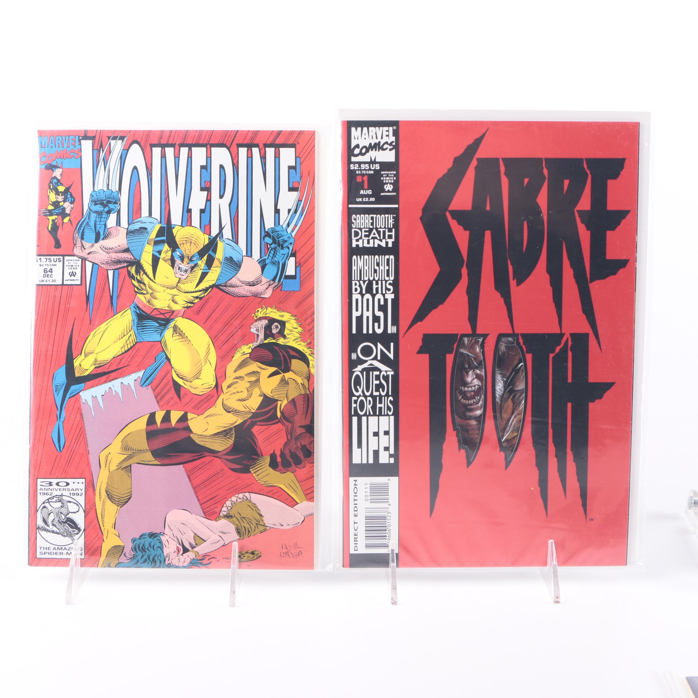 Assorted Modern Age Comics Featuring "Sabretooth"