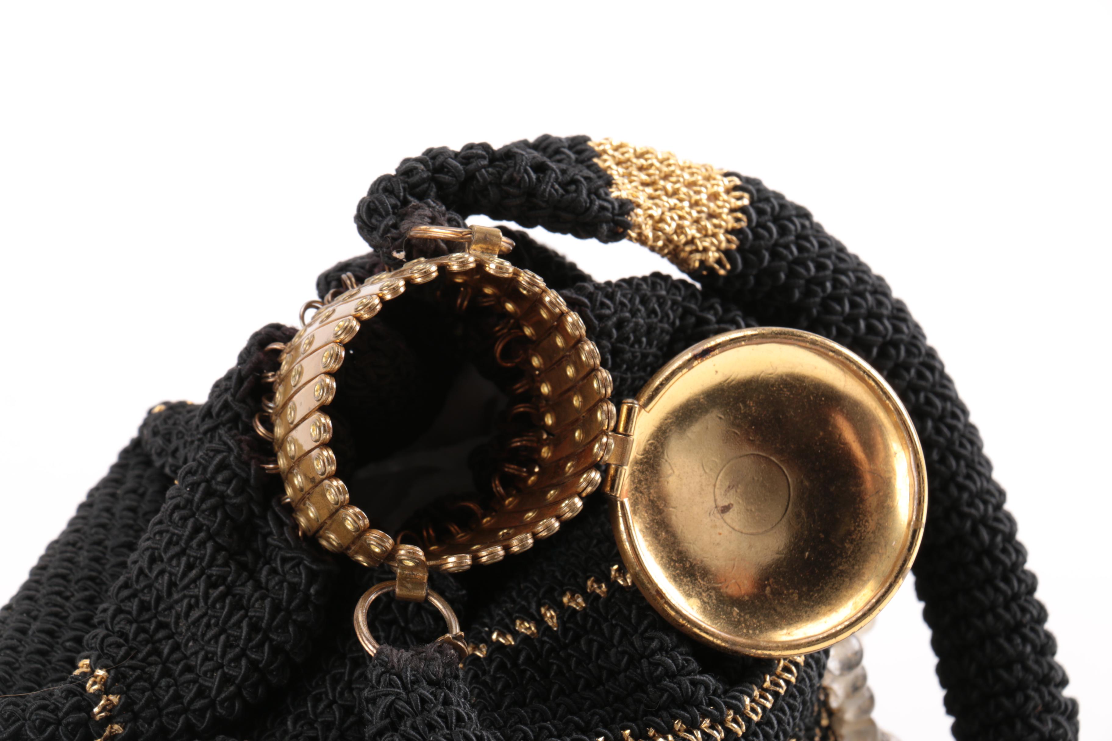 Vintage German Beaded Gate Top Beggars Purse