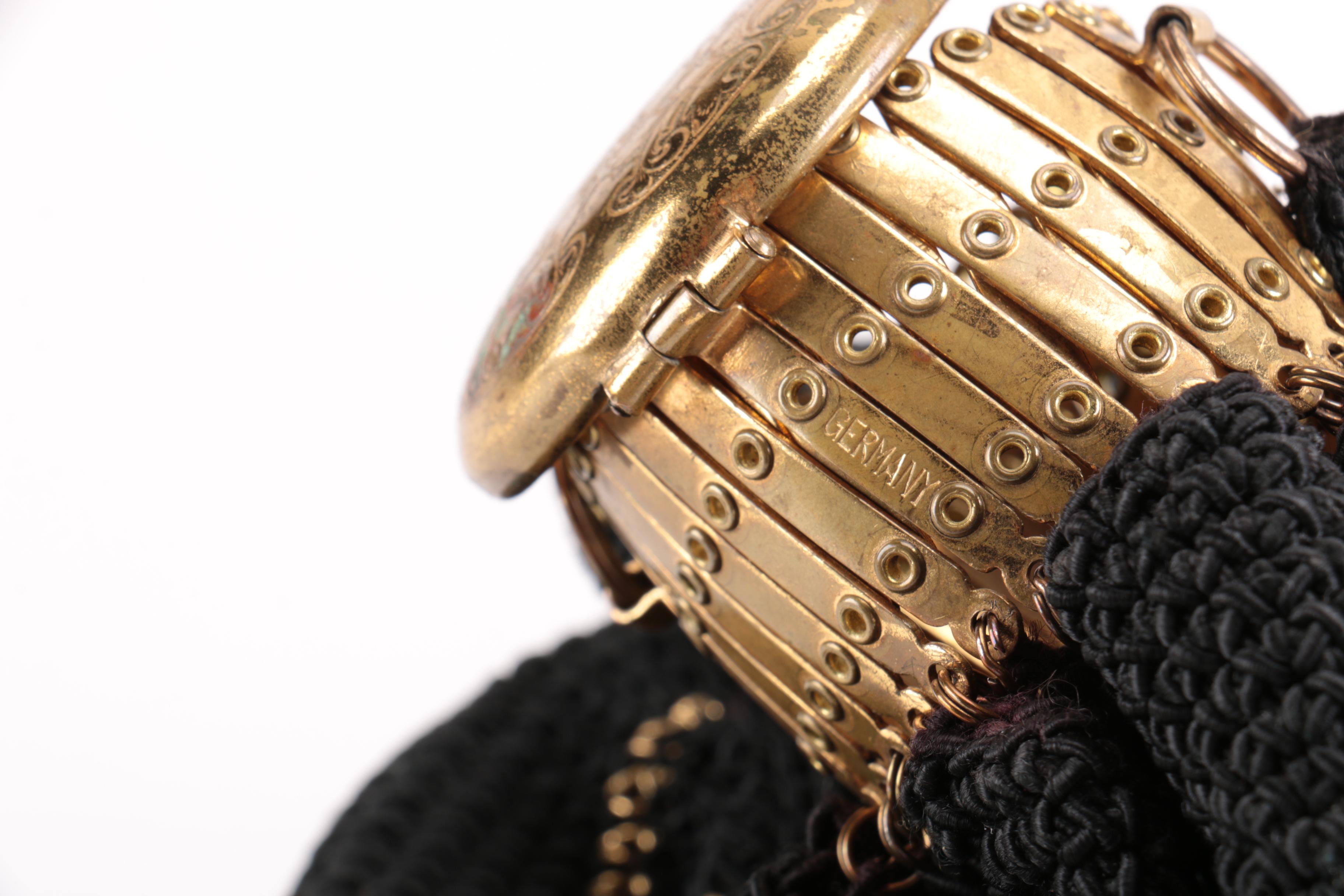 Vintage German Beaded Gate Top Beggars Purse