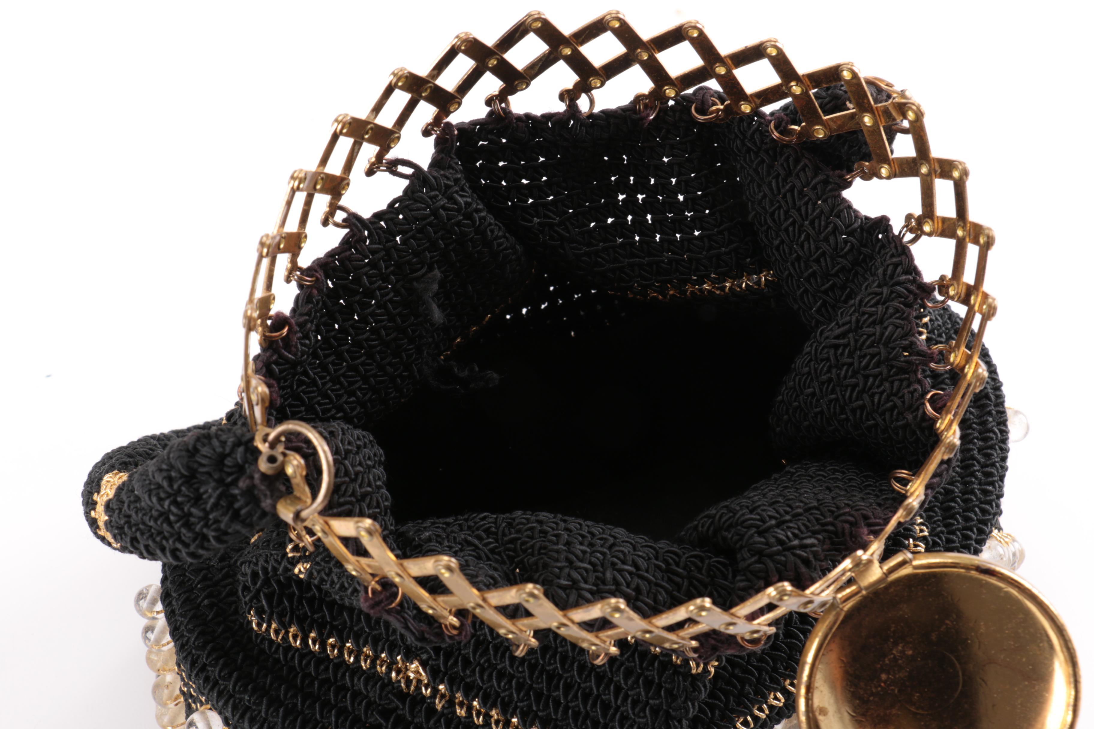 Vintage German Beaded Gate Top Beggars Purse