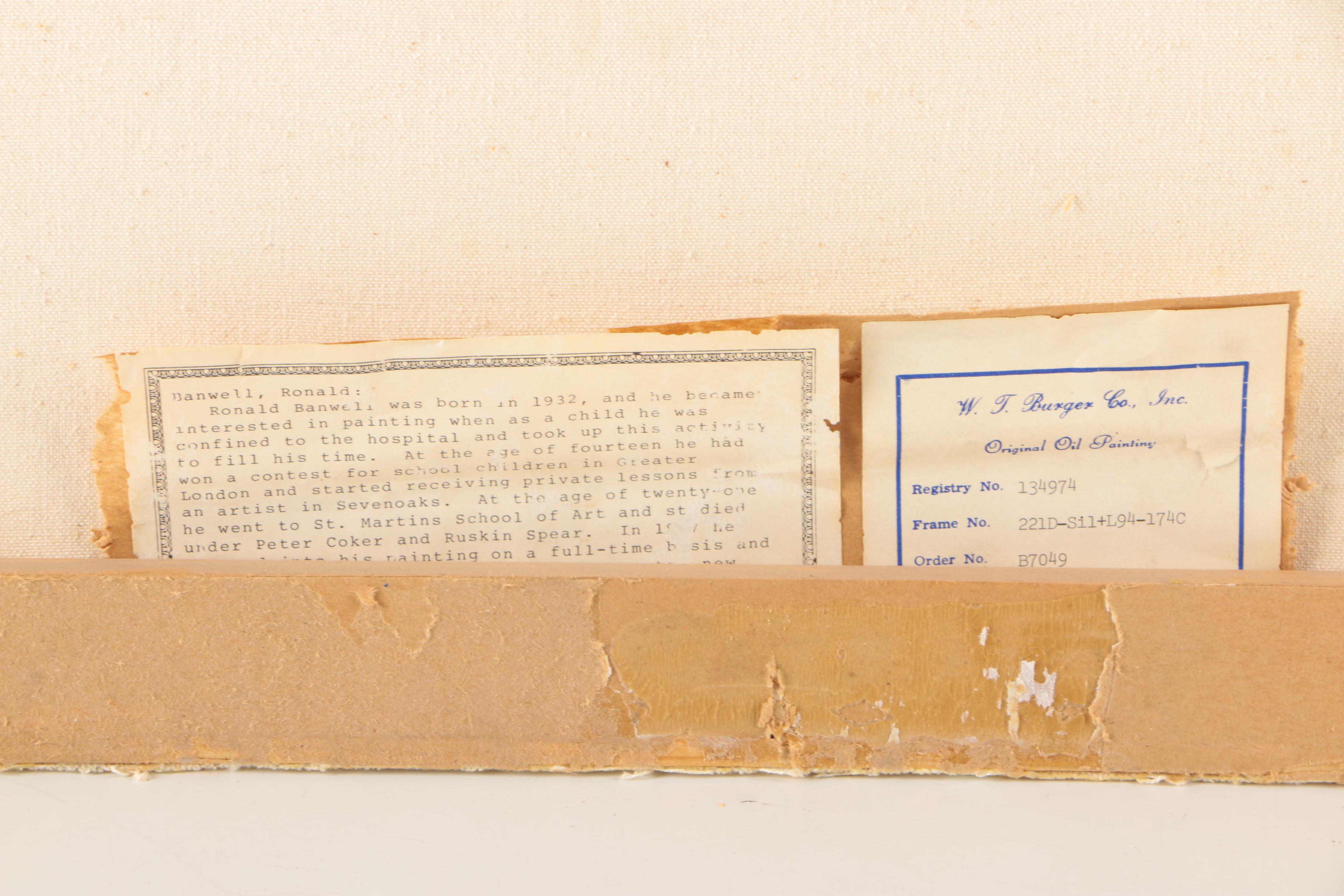 Ronald Banwell Oil Painting on Canvas "Ducks"