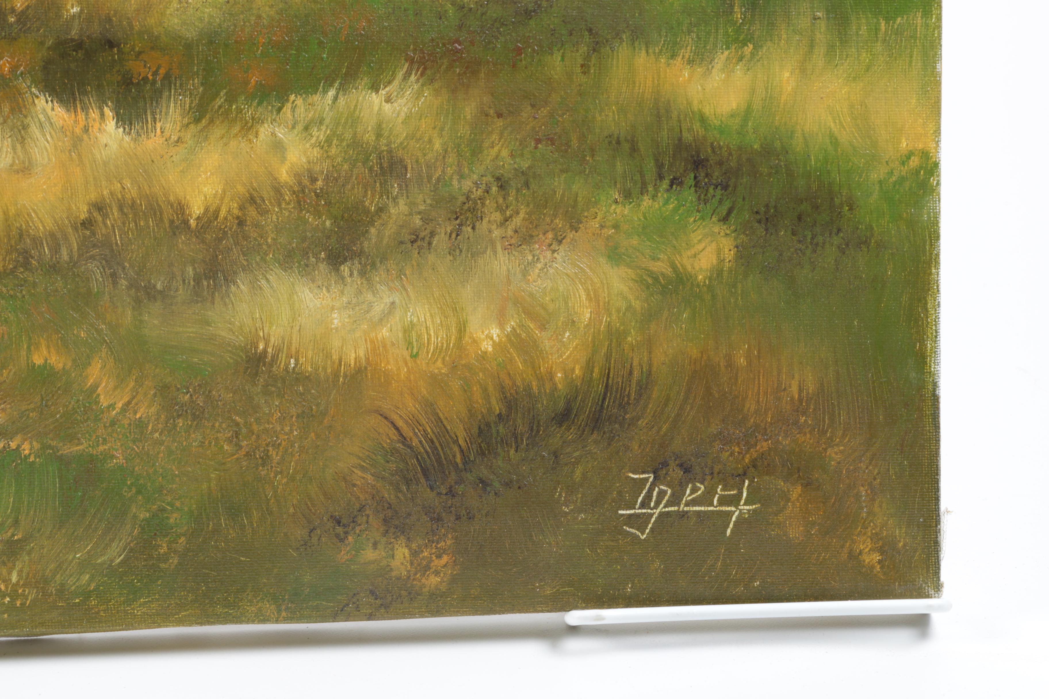 Manfred Igert Oil Painting on Canvas Country Landscape