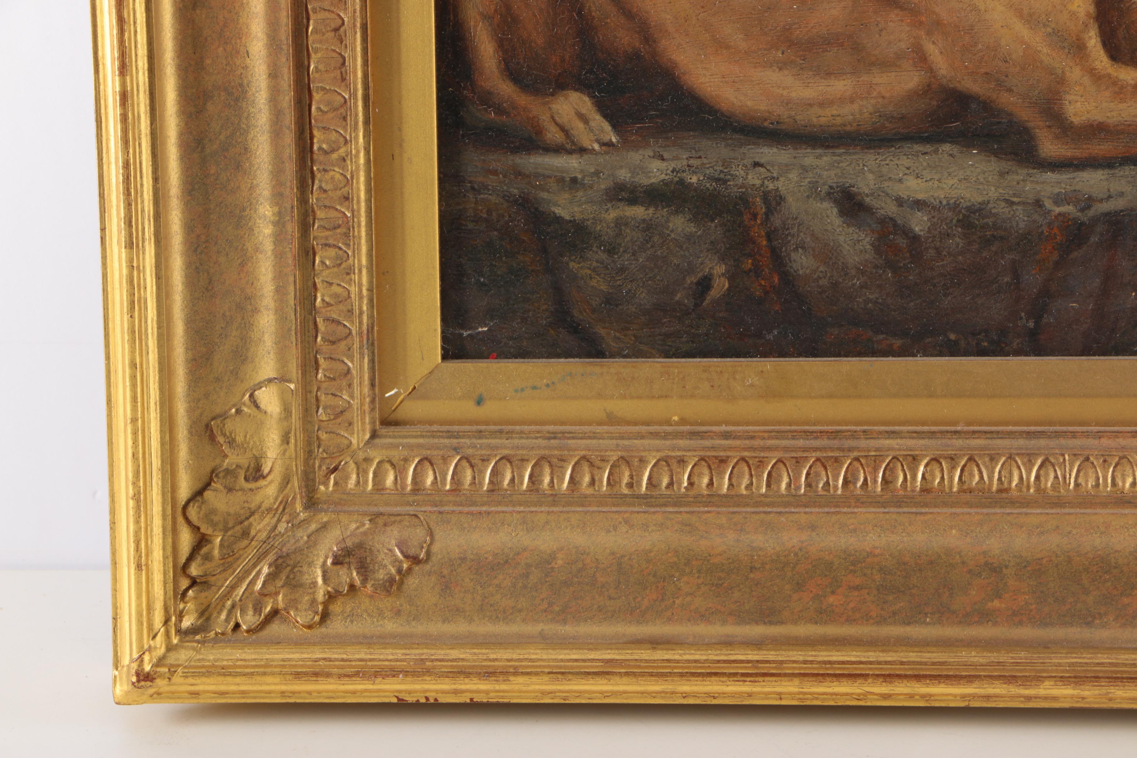 Attributed to James Whaite Oil Painting on Canvas Portrait of a Man