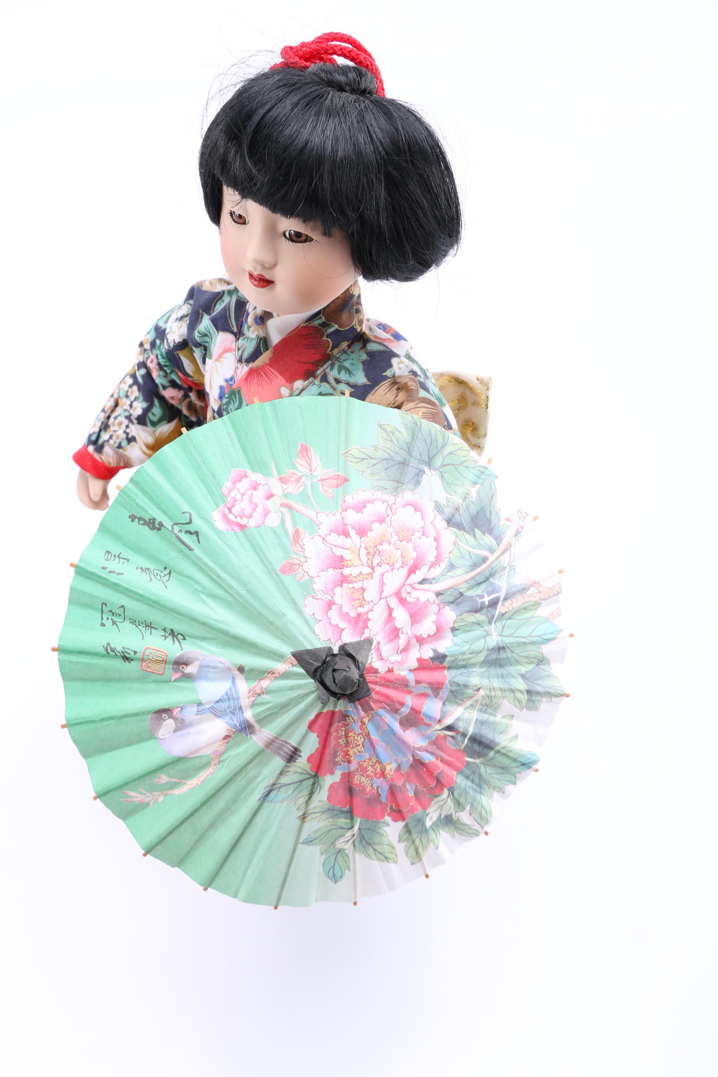 Crowne Chinese and Japanese Styled Porcelain Dolls