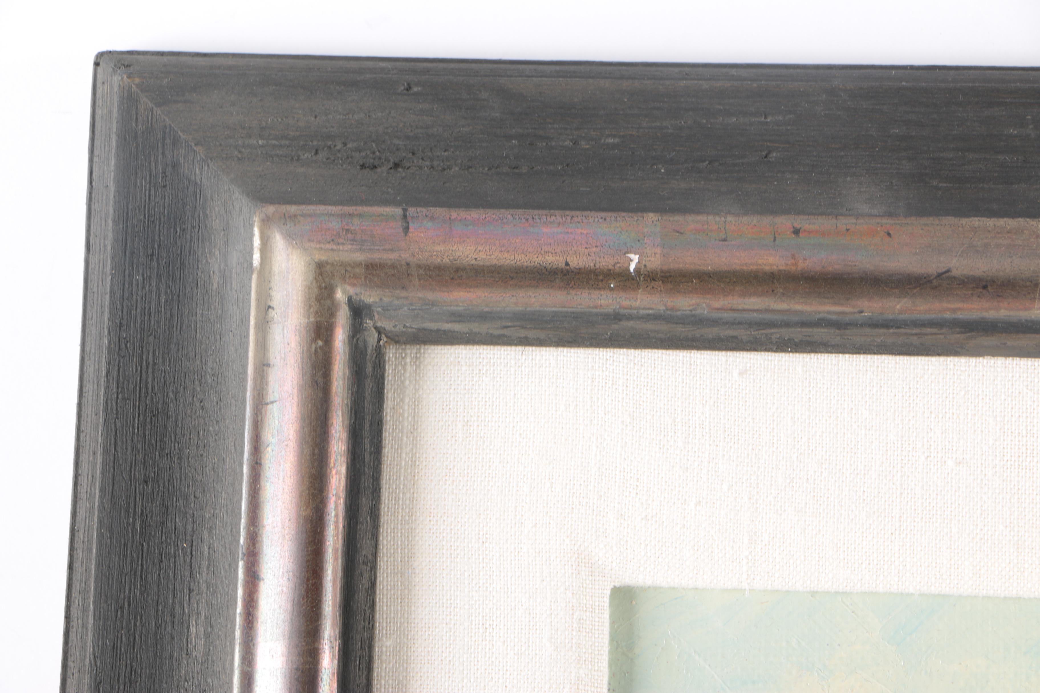 Manuel Cuberos Oil Painting on Canvas "Rooftops"