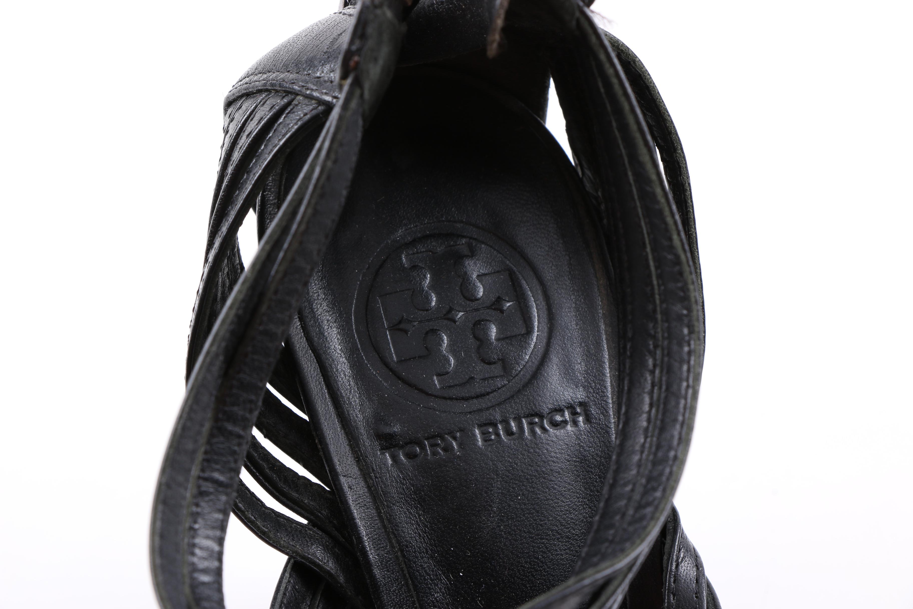 Tory Burch Strappy Leather Heels