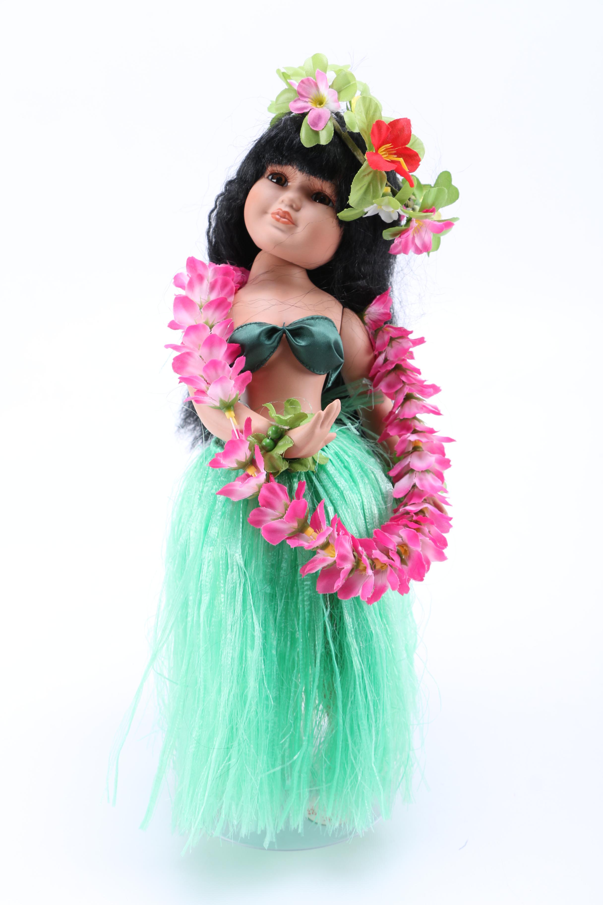 Hawaiian Dancer Figurines