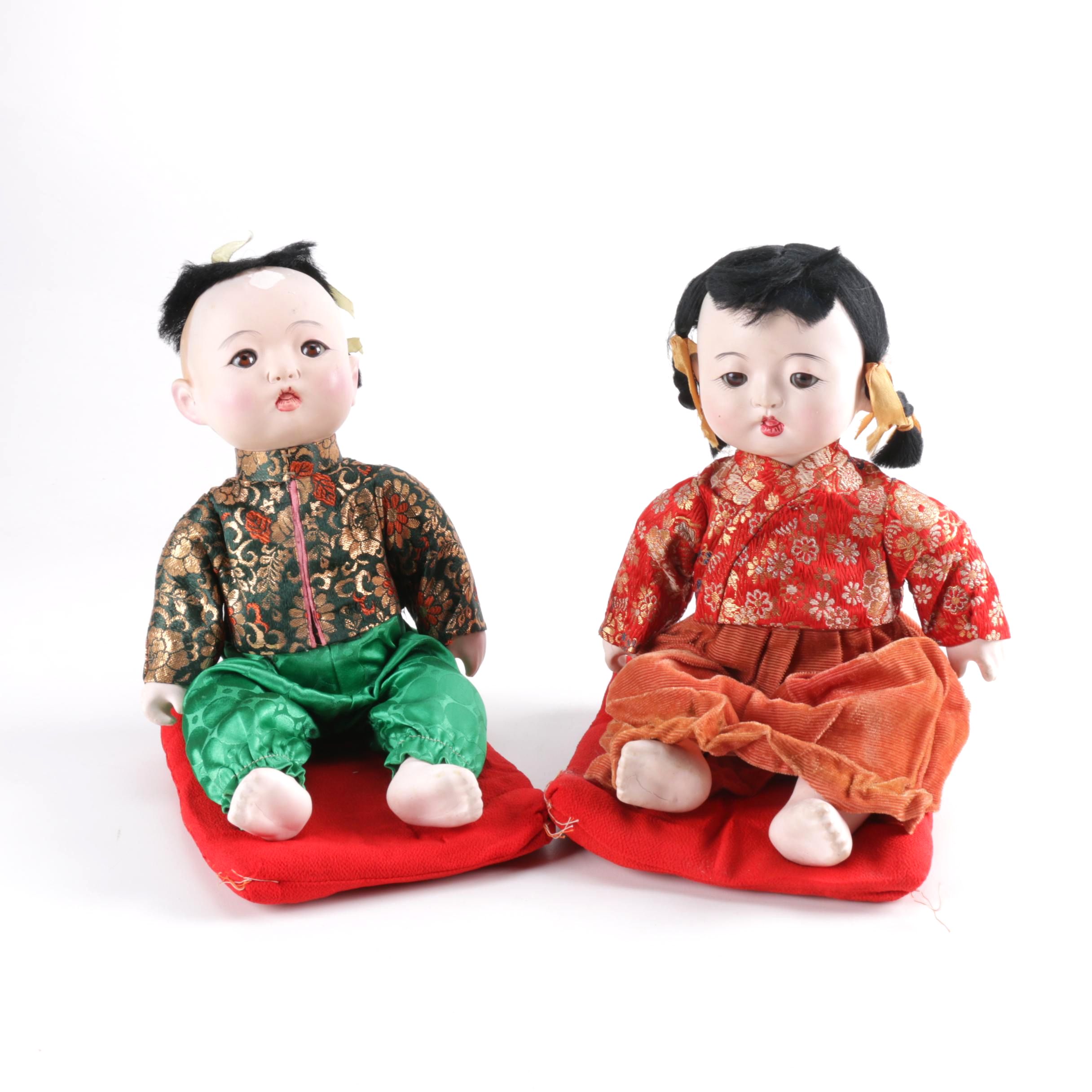 Pair of Chinese Dolls