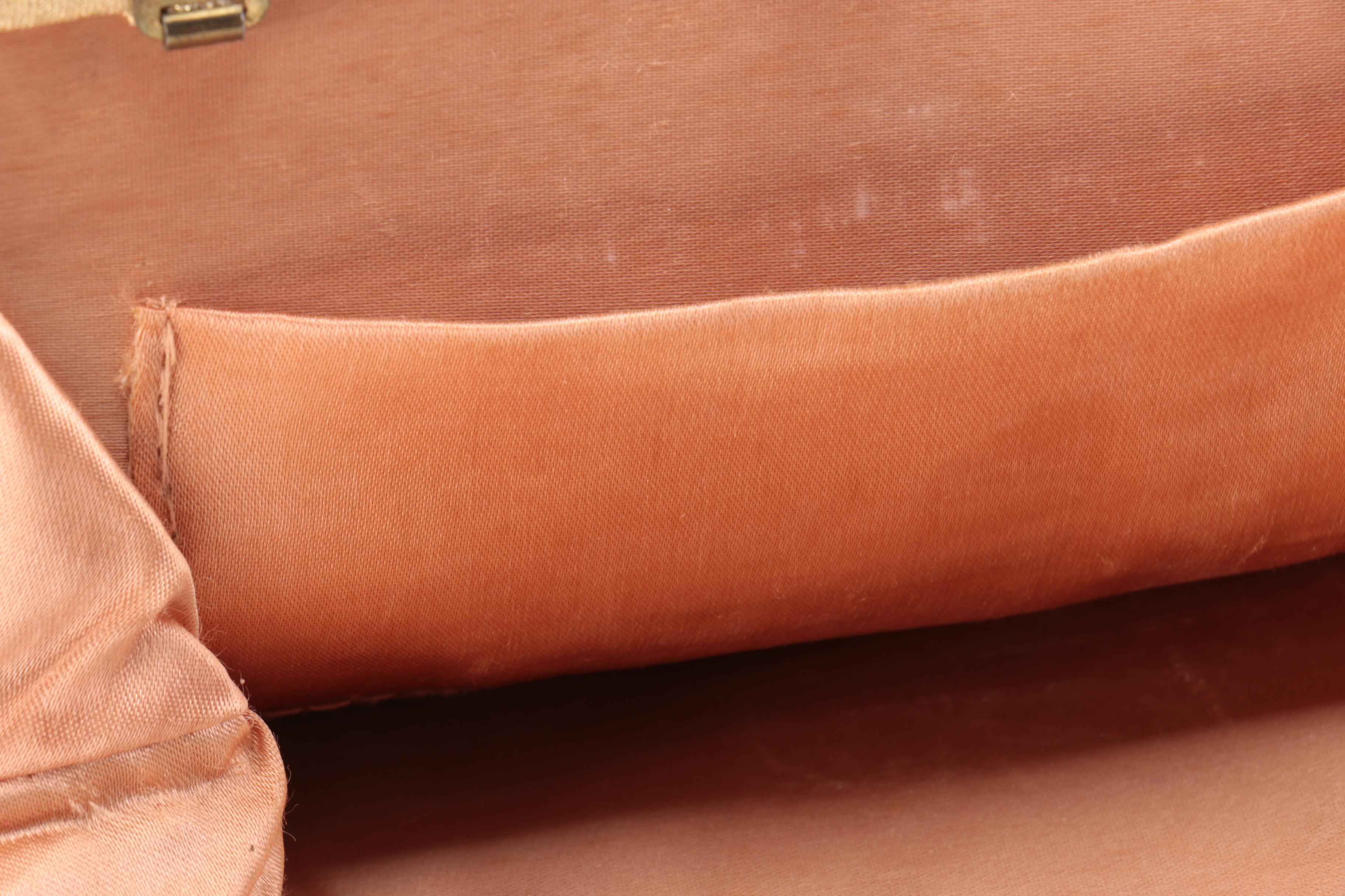 Gold tone Evening Clutch and Handbag