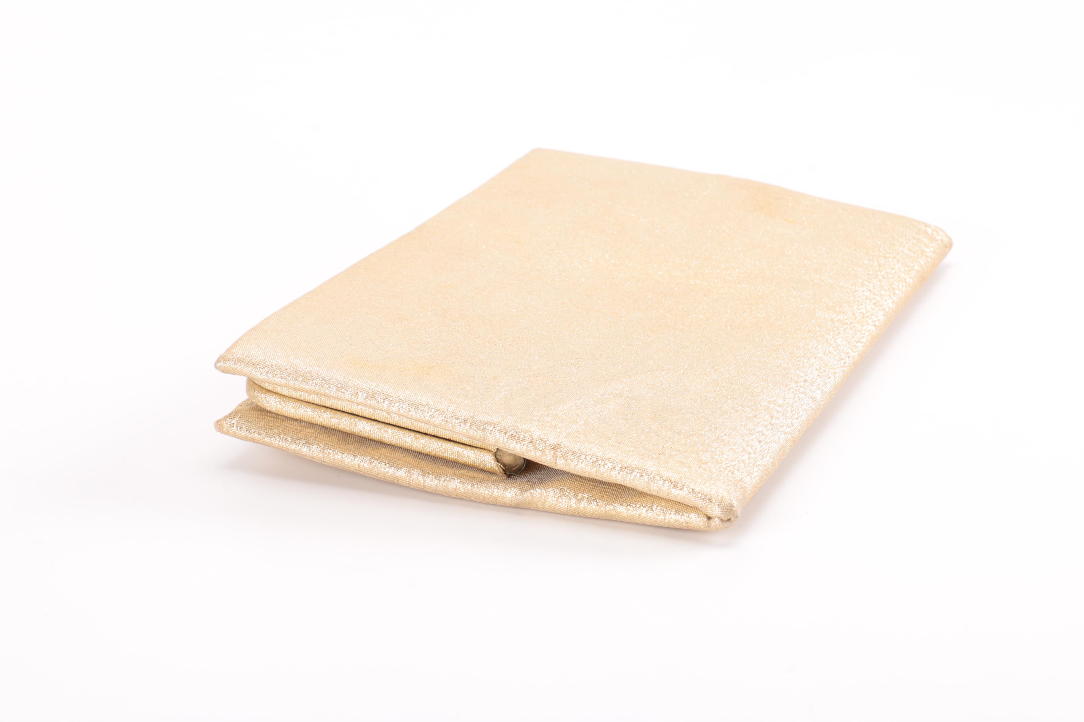 Gold tone Evening Clutch and Handbag