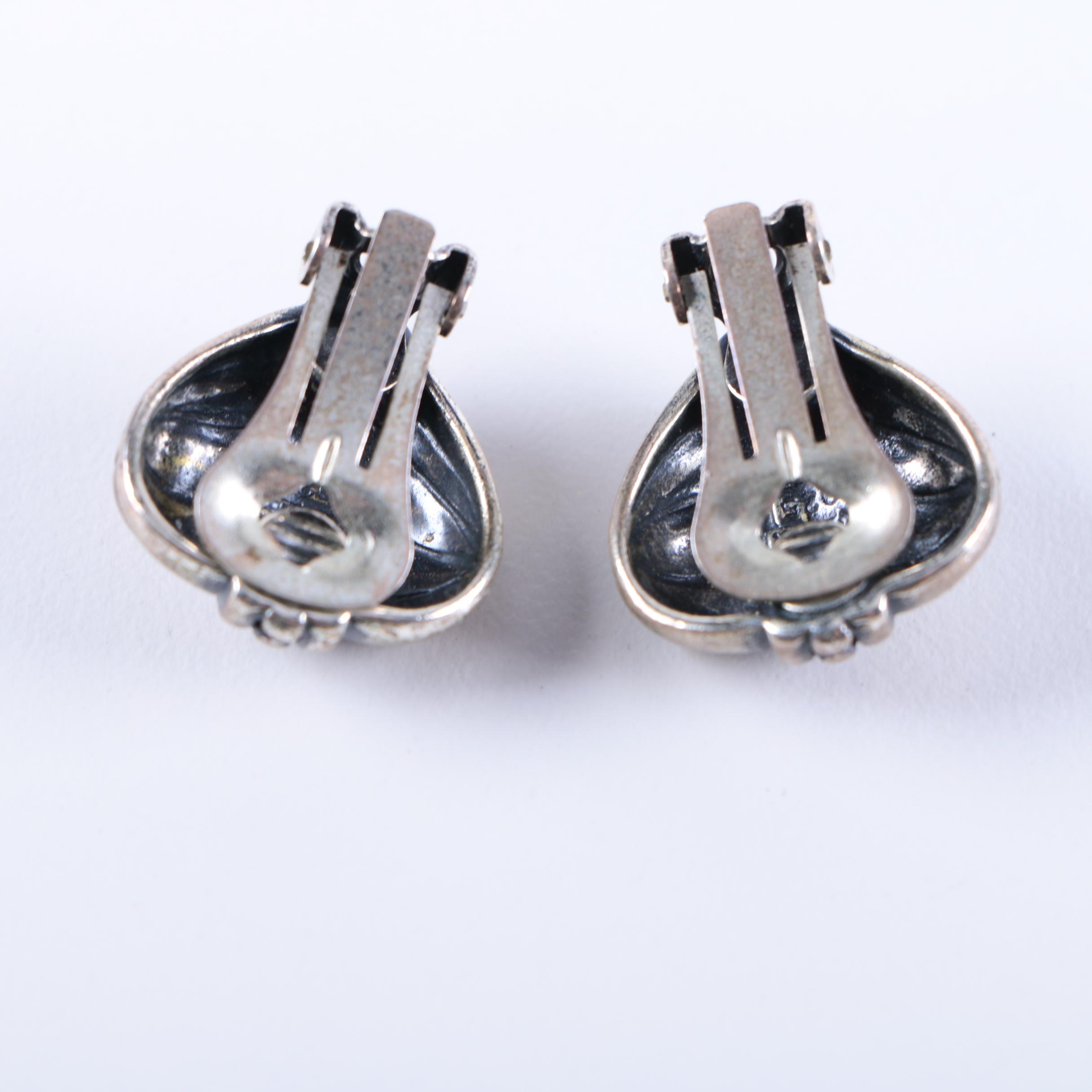 Sterling Silver Bracelets and Earrings Including Diamonds
