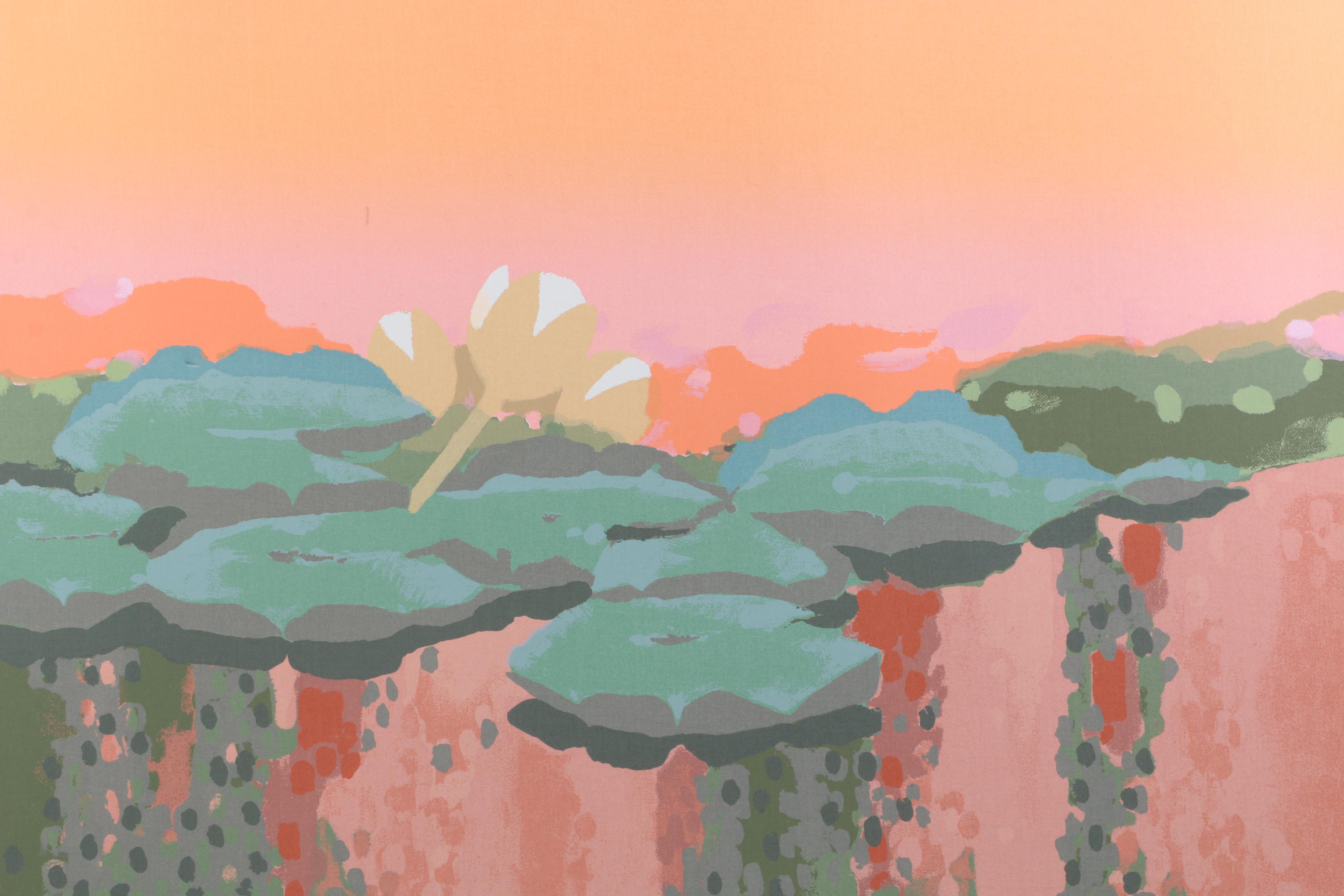 Limited Edition Serigraph of Lily Pads