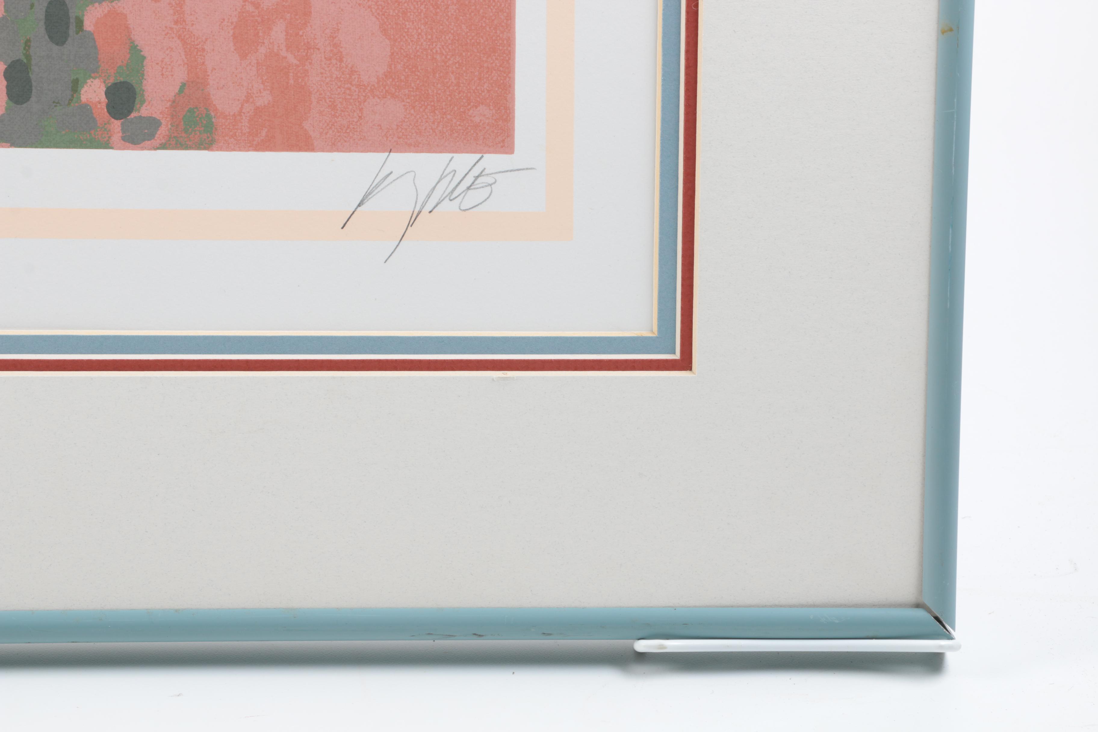Limited Edition Serigraph of Lily Pads