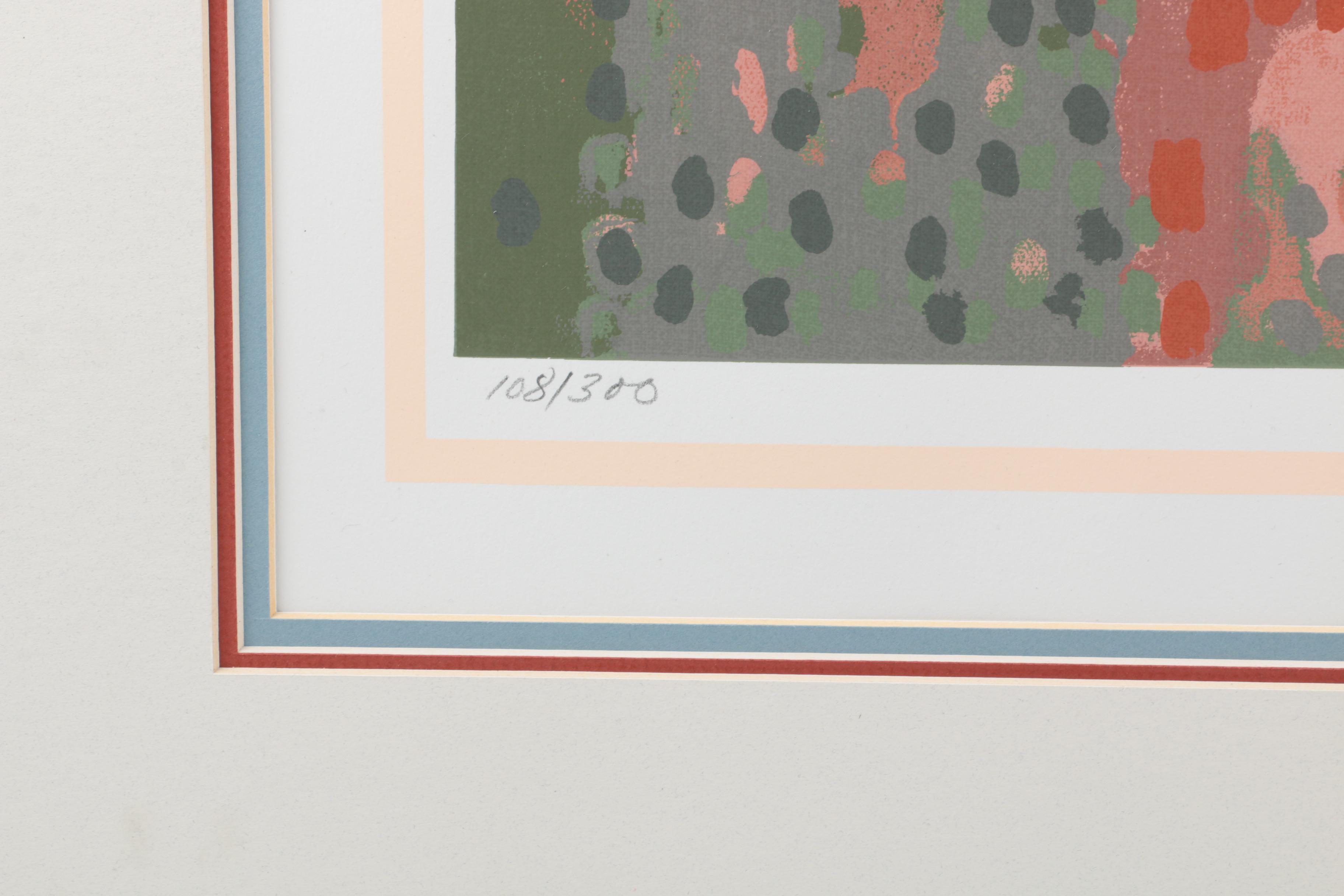 Limited Edition Serigraph of Lily Pads
