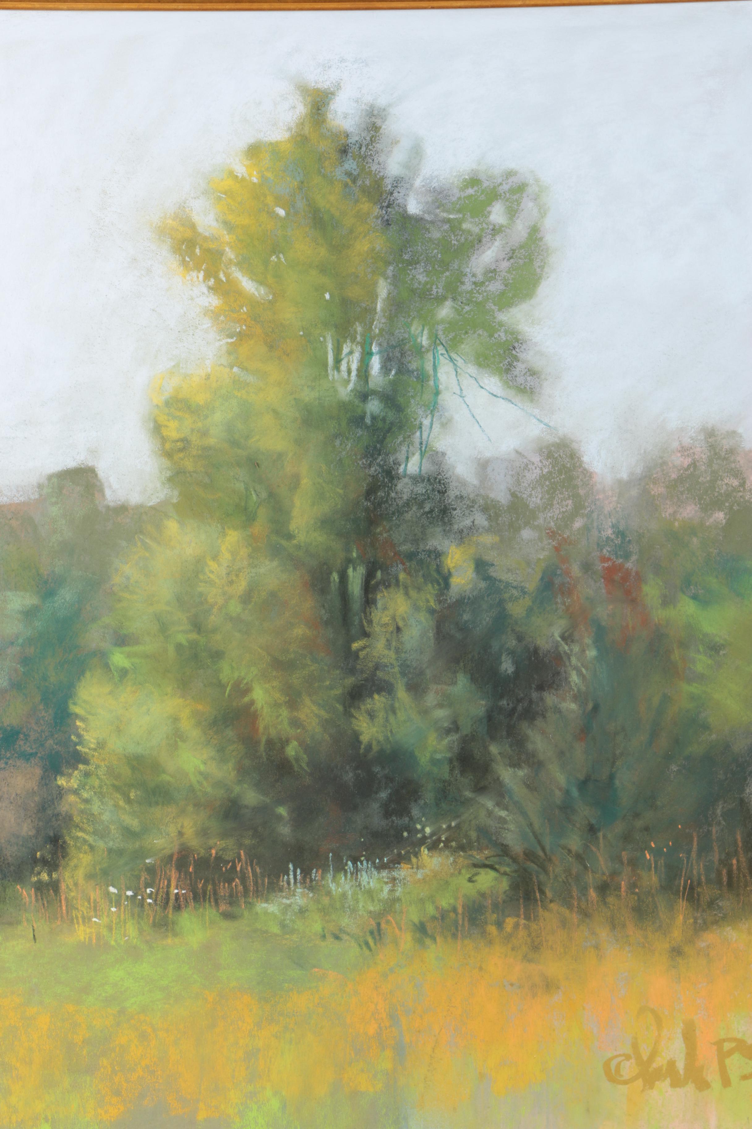 Sherry Clark Chalk Pastel Landscape on Paper