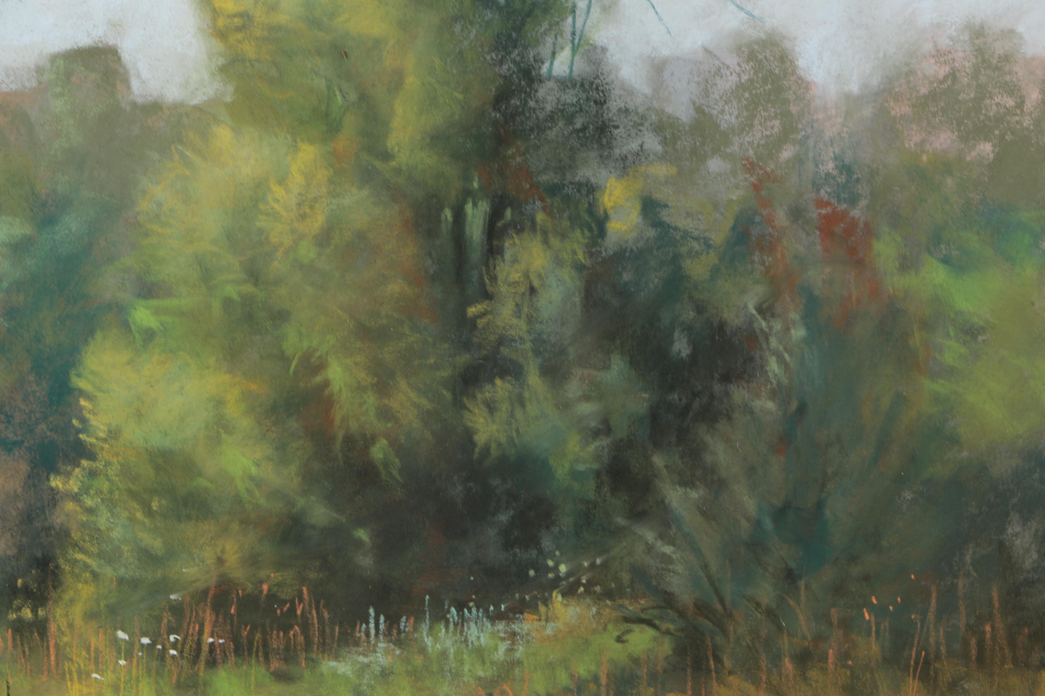 Sherry Clark Chalk Pastel Landscape on Paper