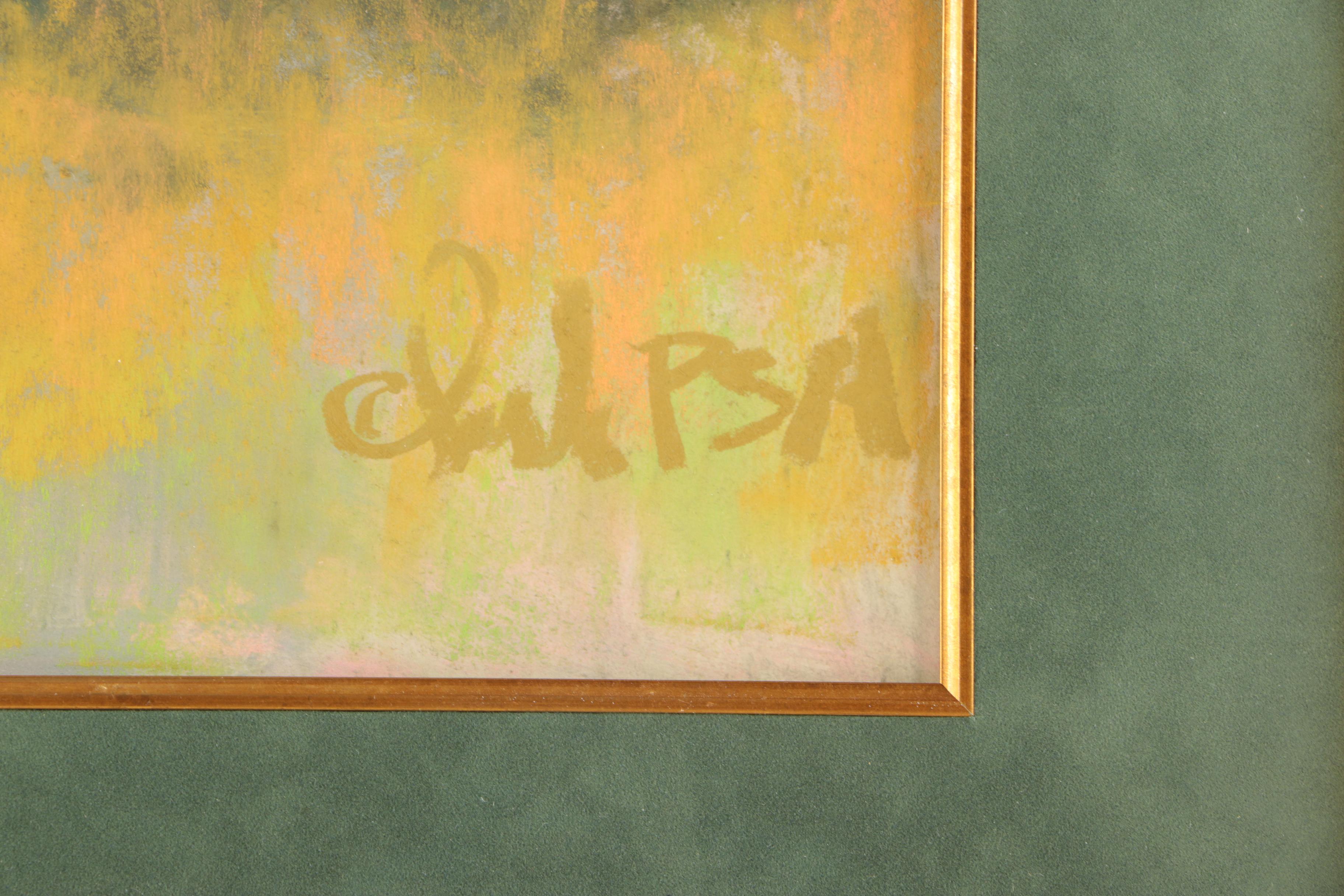 Sherry Clark Chalk Pastel Landscape on Paper