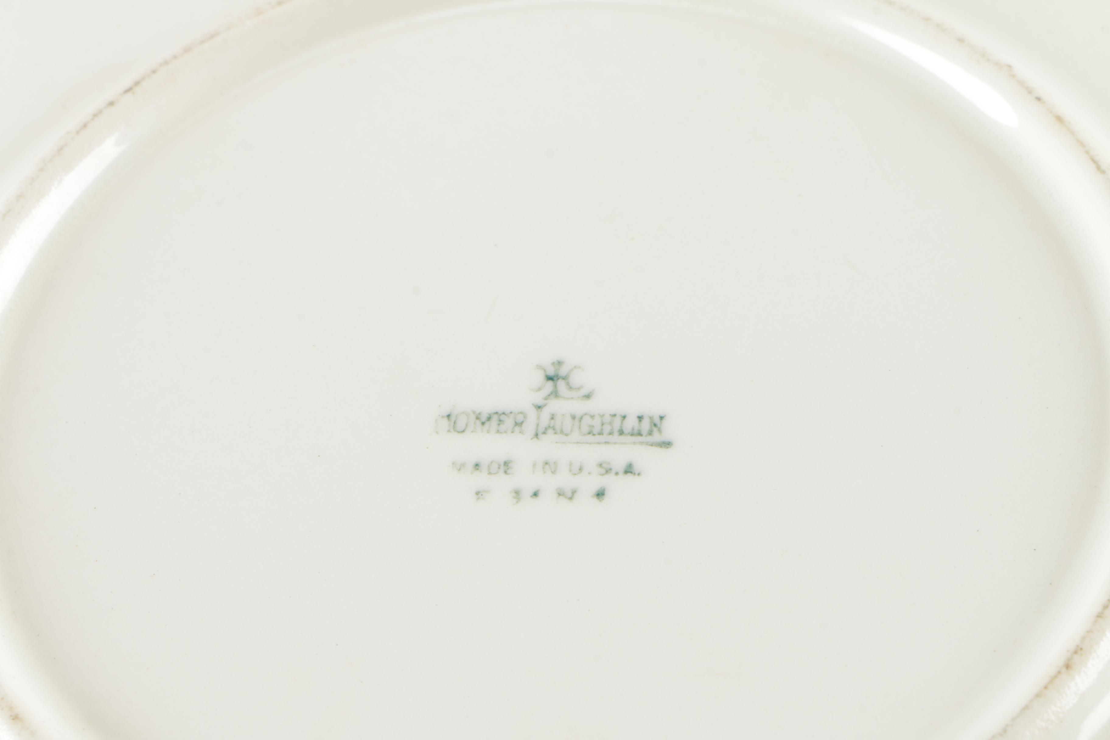 Porcelain Dishes Featuring Homer Laughlin