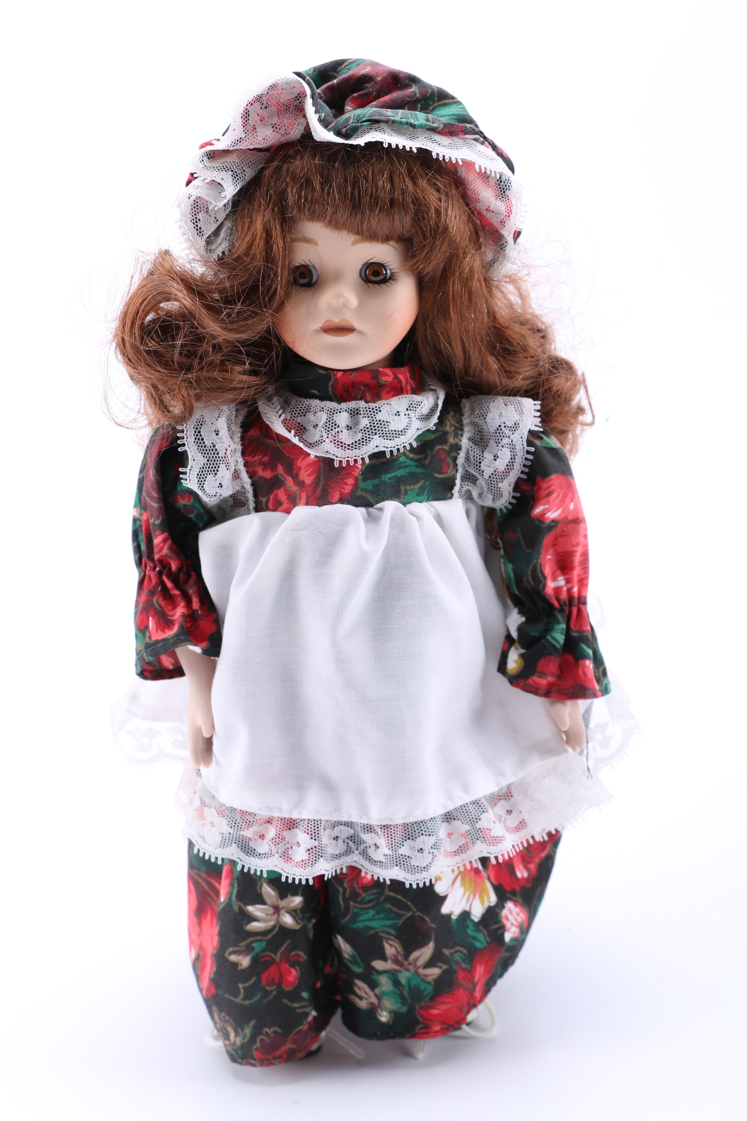 Collection of Porcelain Dolls