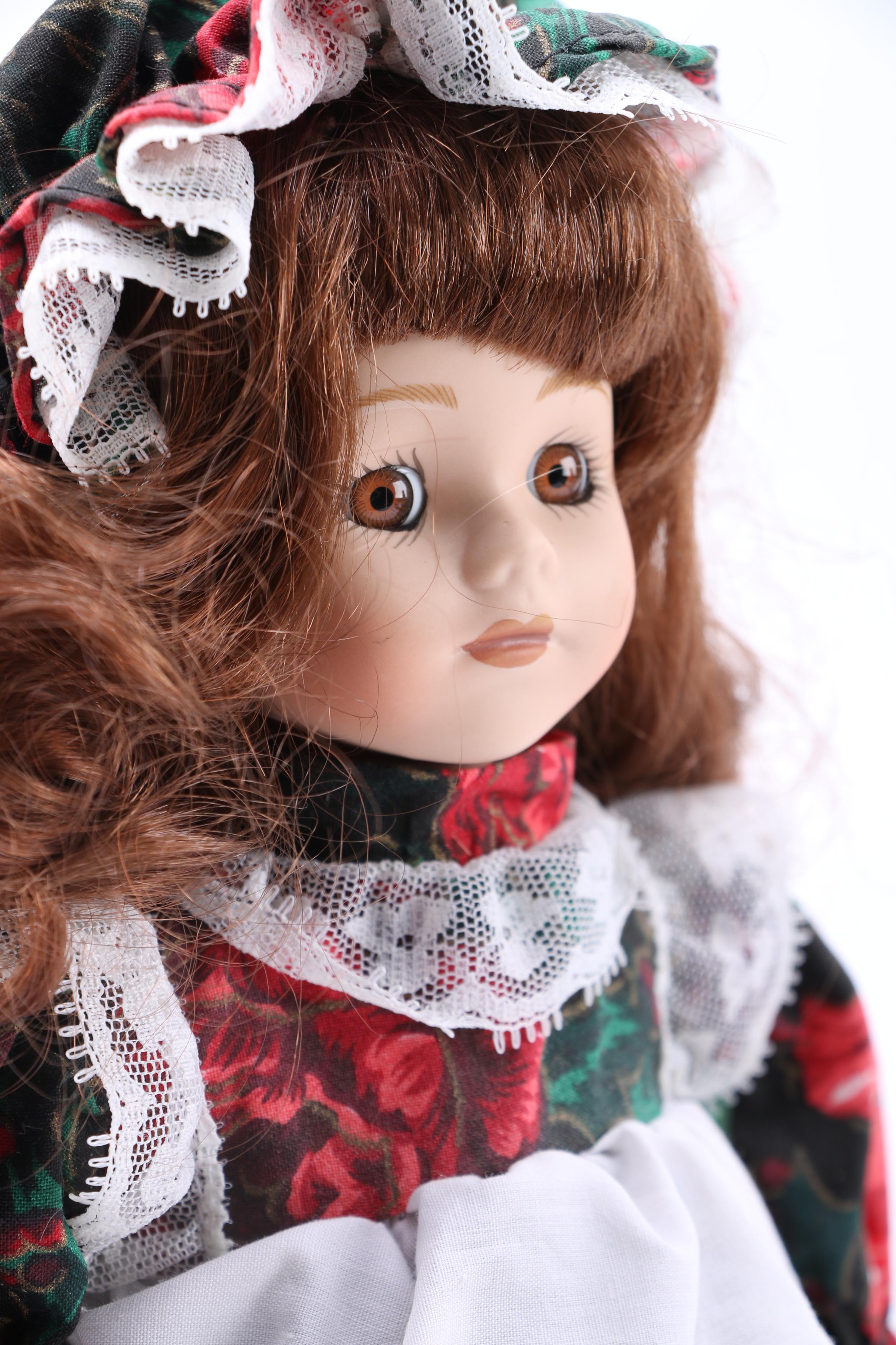 Collection of Porcelain Dolls