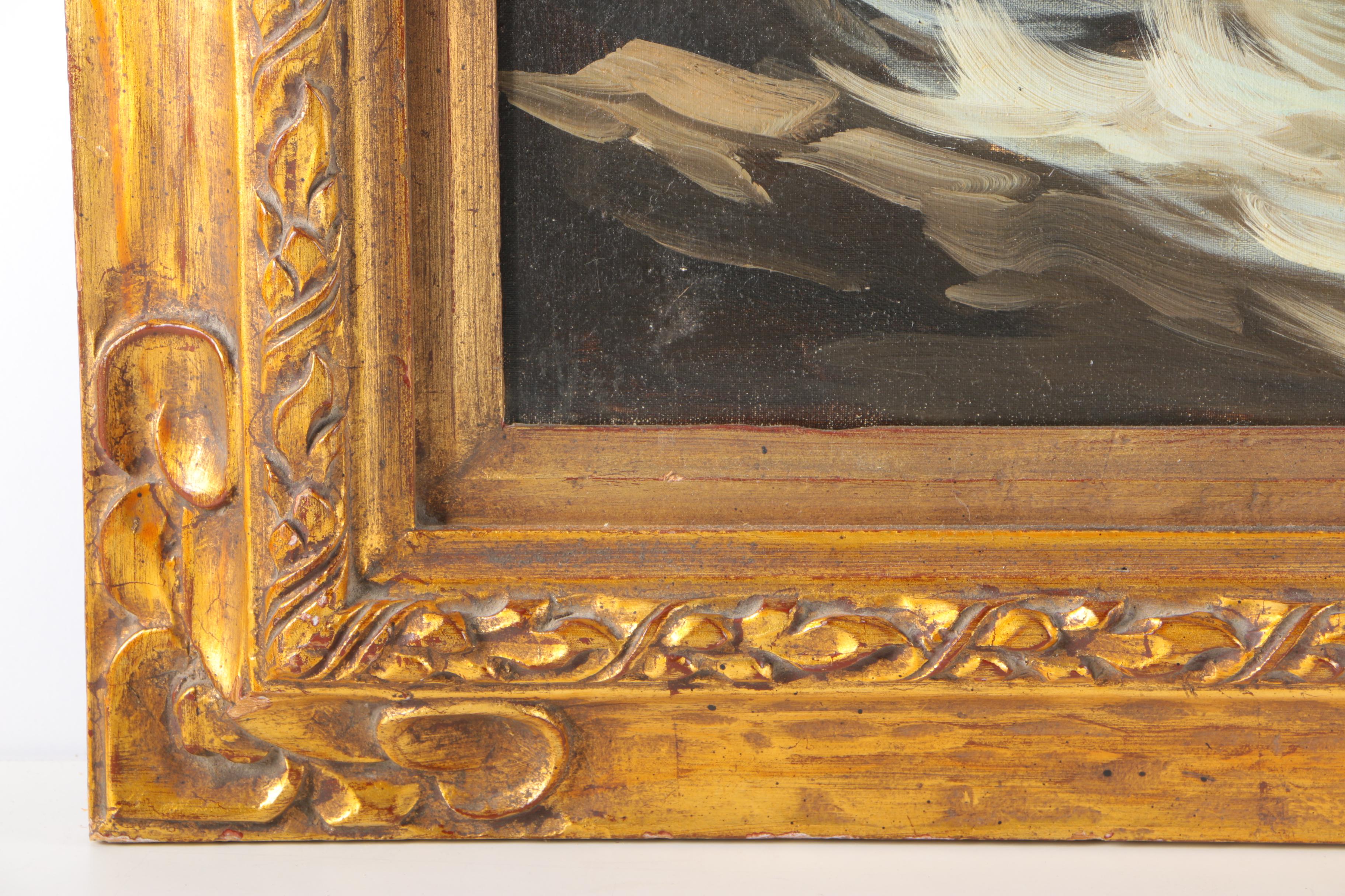 Brunetti Oil Painting on Canvas of Crashing Waves