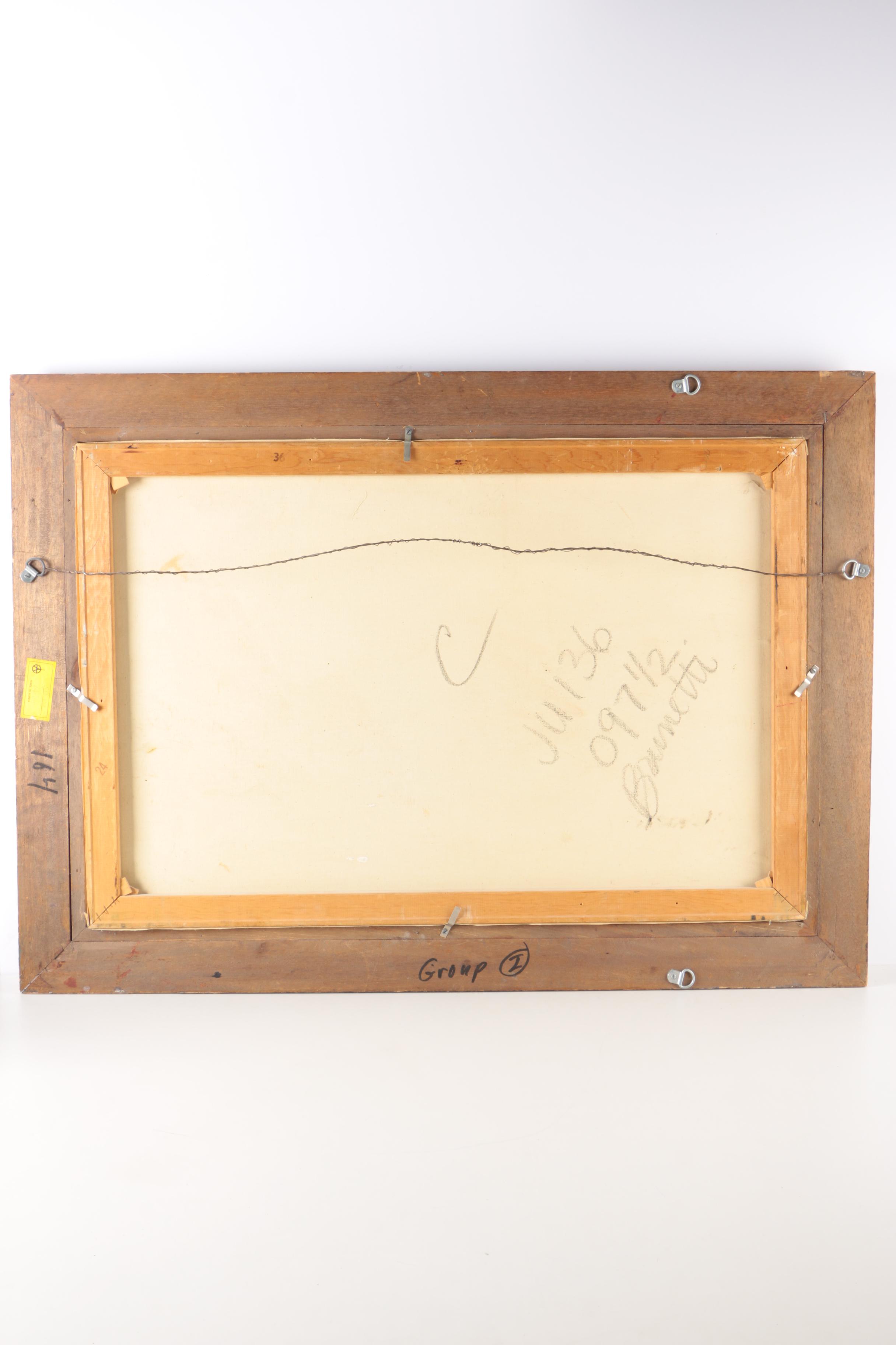 Brunetti Oil Painting on Canvas of Crashing Waves