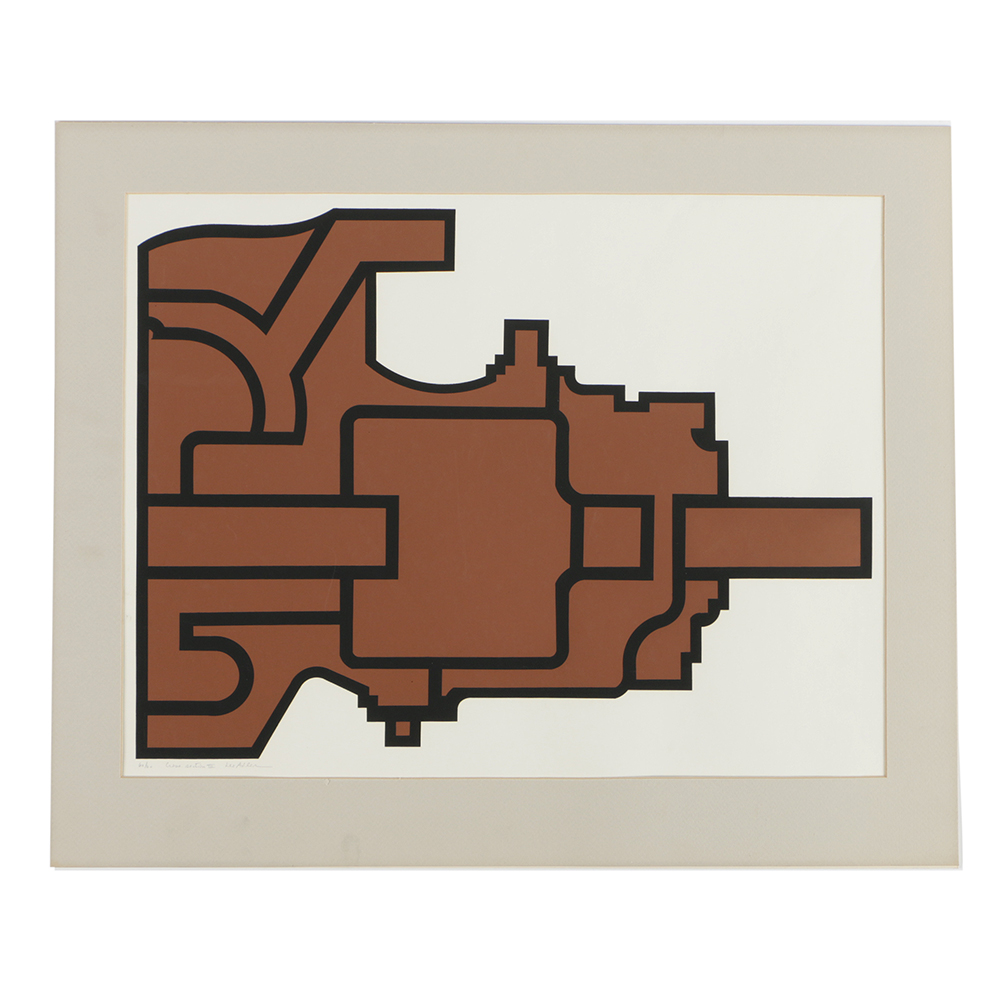 Lee Adler Limited Edition Serigraph on Paper "Cross Section III"