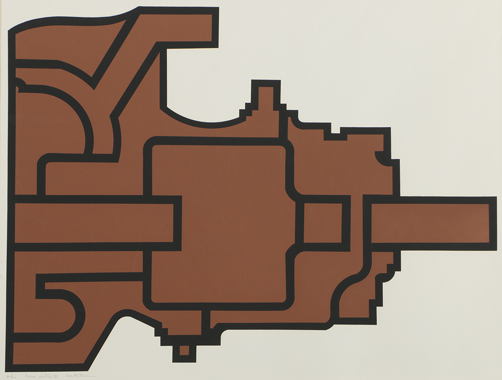 Lee Adler Limited Edition Serigraph on Paper "Cross Section III"