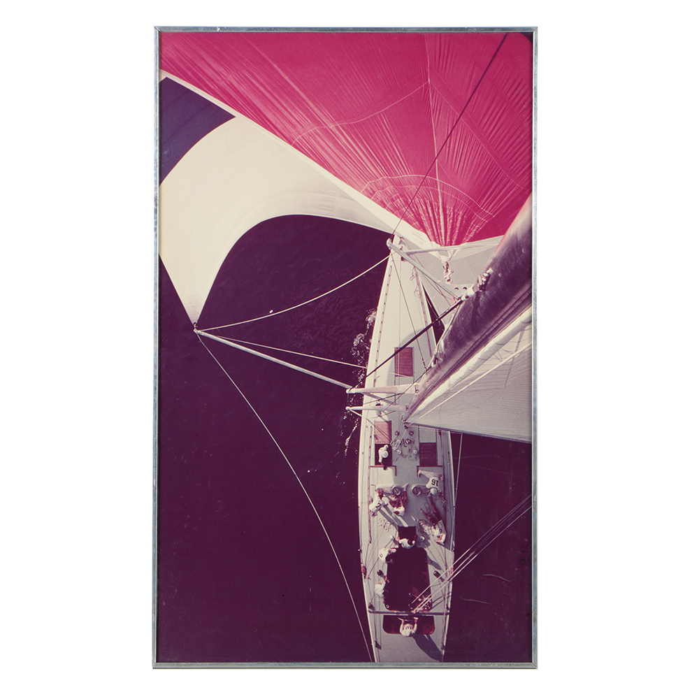 Attributed to George Silk Photograph of a Yacht