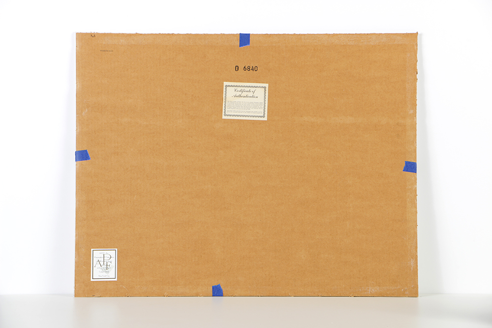 Limited Edition Lithograph on Paper Tropical Landscape