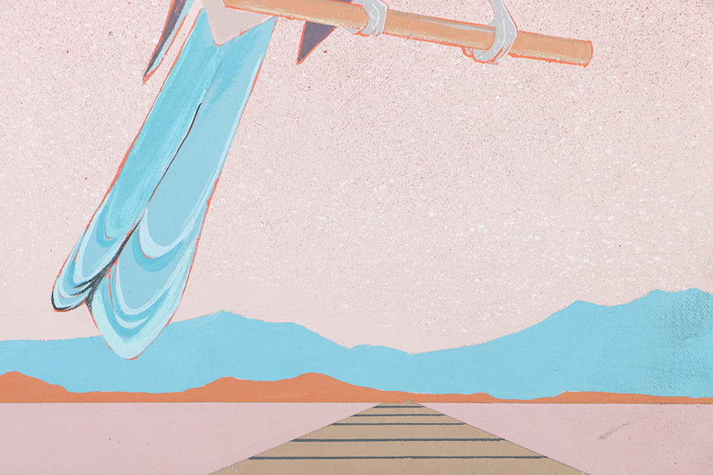 Alvena McCormick Acrylic Painting on Canvas "Male Bunting"