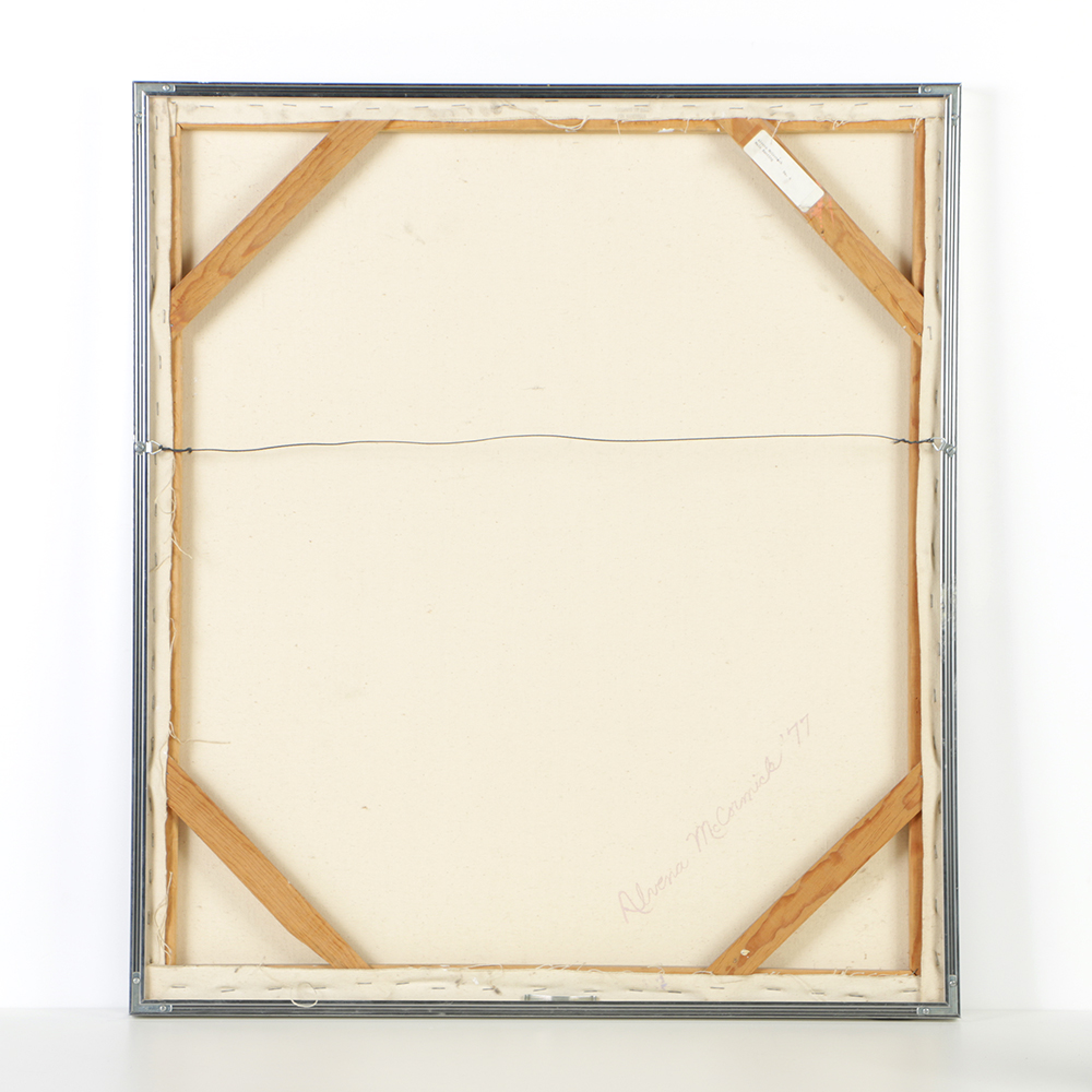 Alvena McCormick Acrylic Painting on Canvas "Male Bunting"