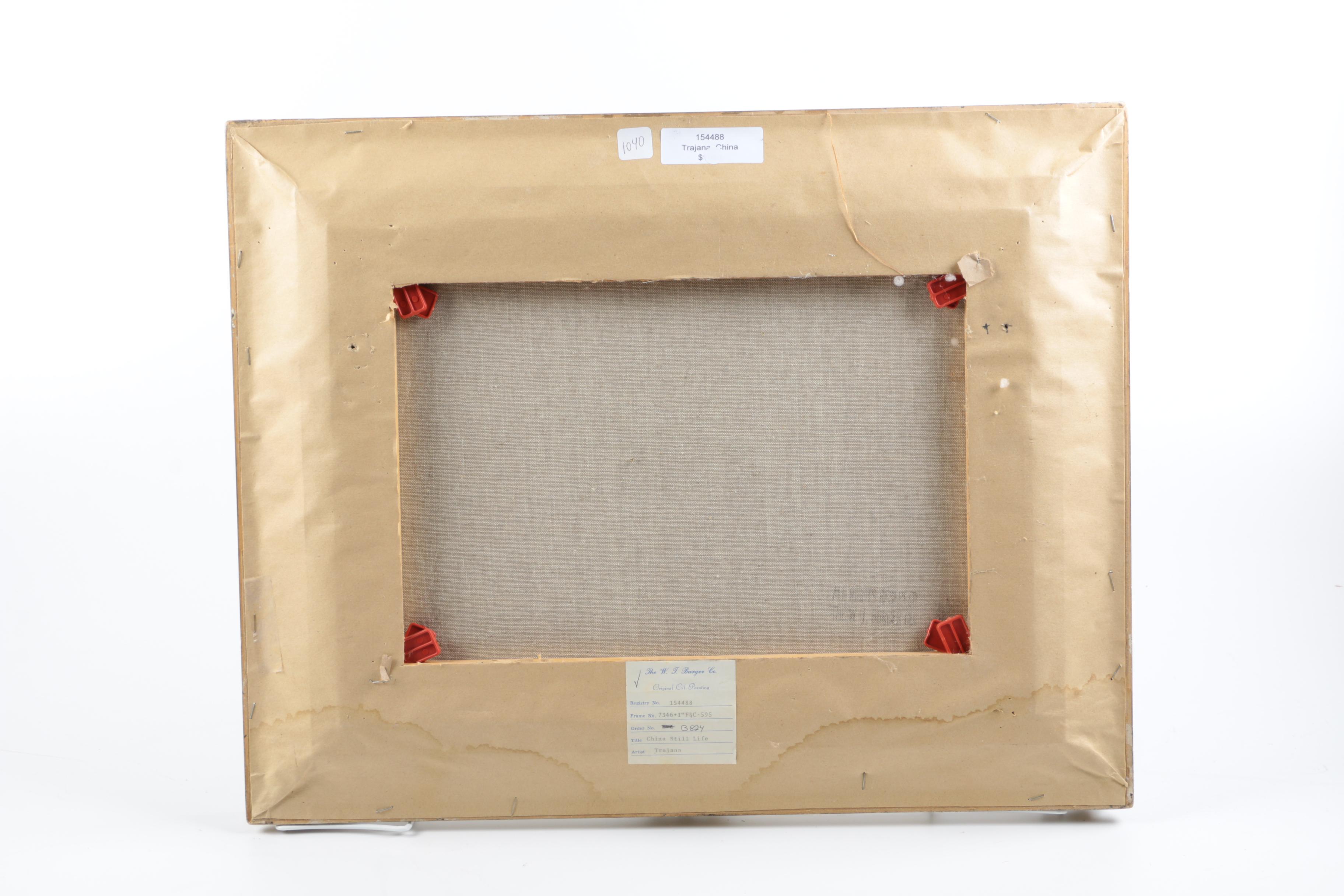 Trajana Oil Painting on Canvas "China Still Life"