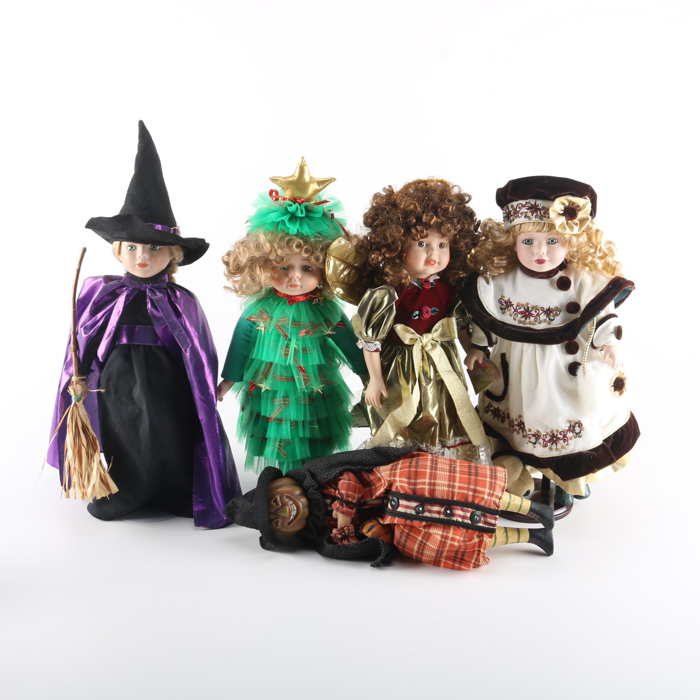 Holiday Themed Dolls