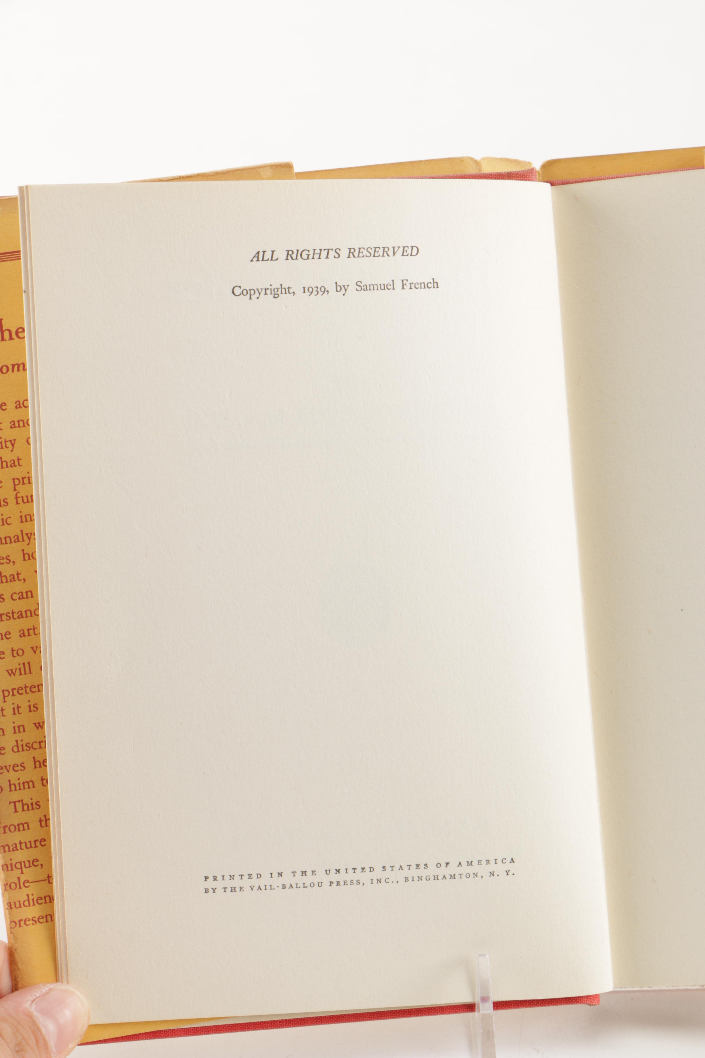 Vintage Thespian Books