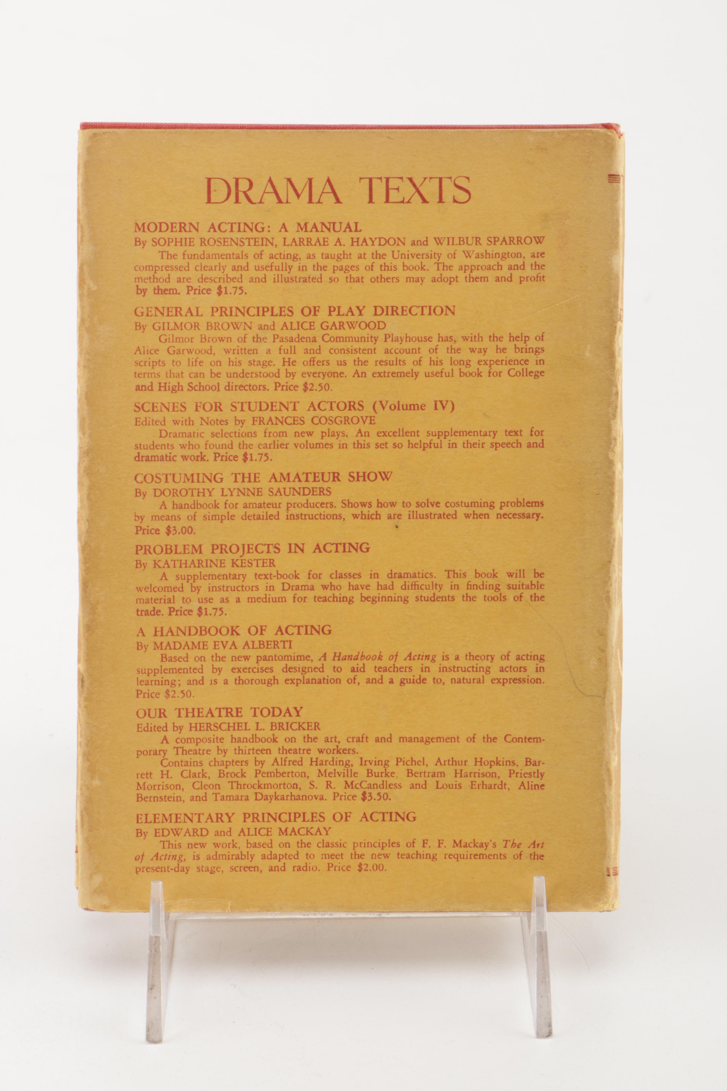 Vintage Thespian Books
