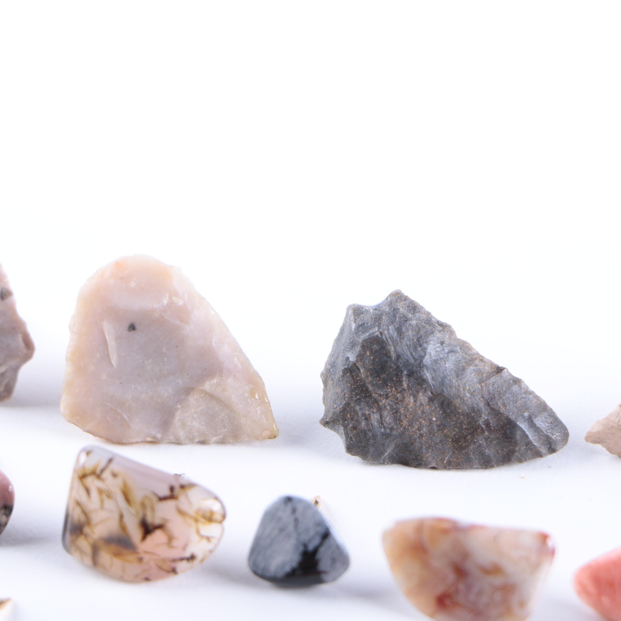 Assorted Stone Push Pins