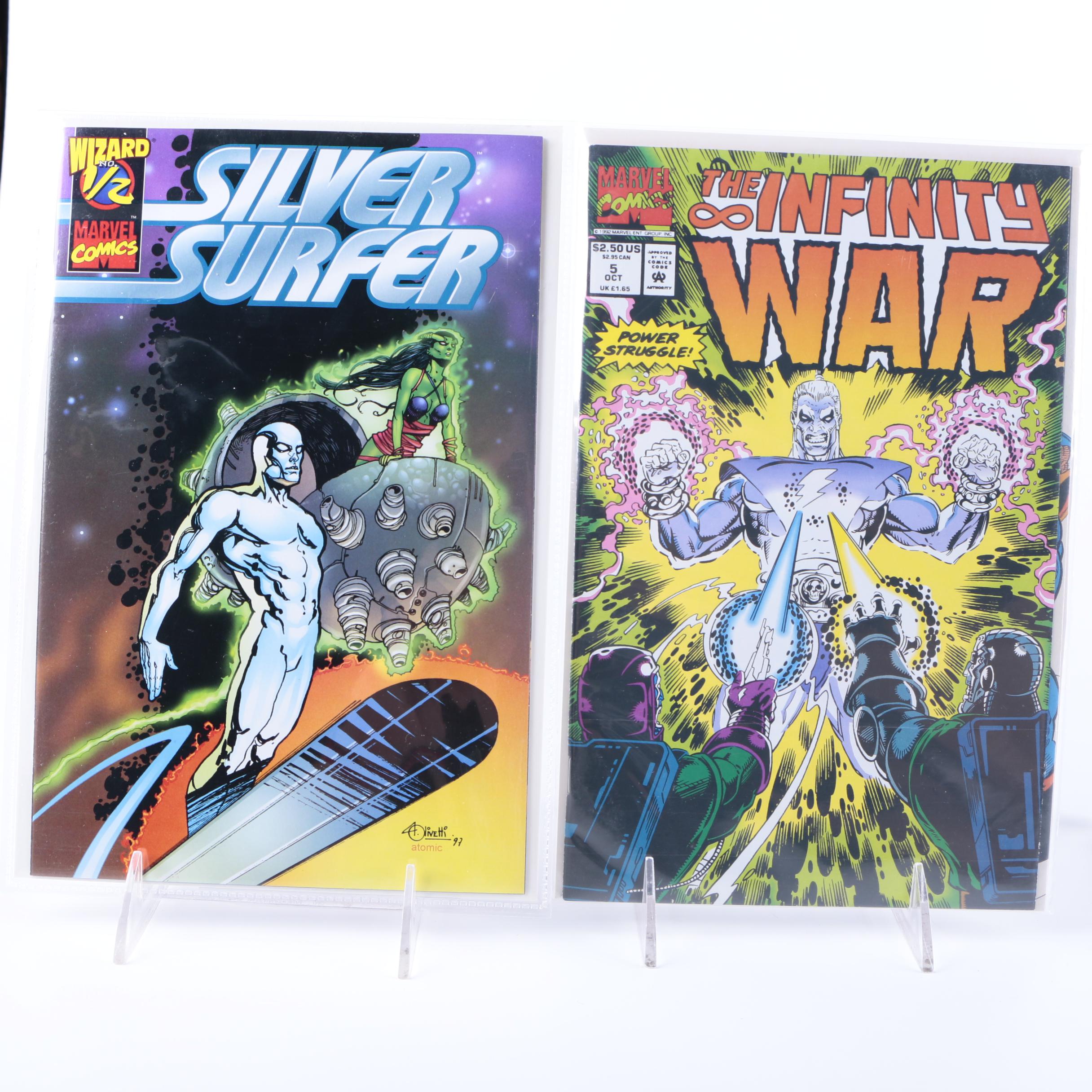 Marvel "Silver Surfer" and "Infinity War" Comics