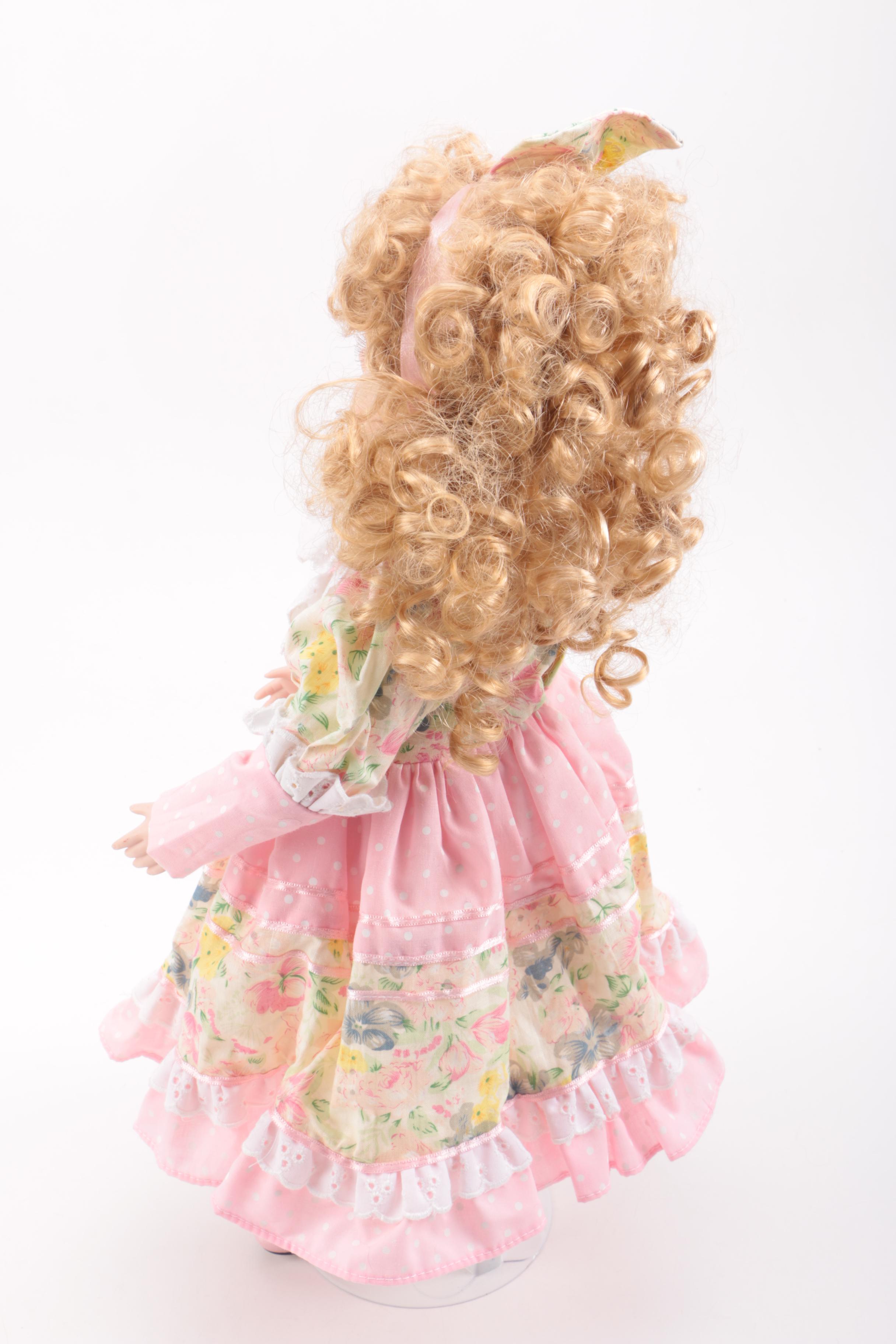 Pair of Porcelain Dolls