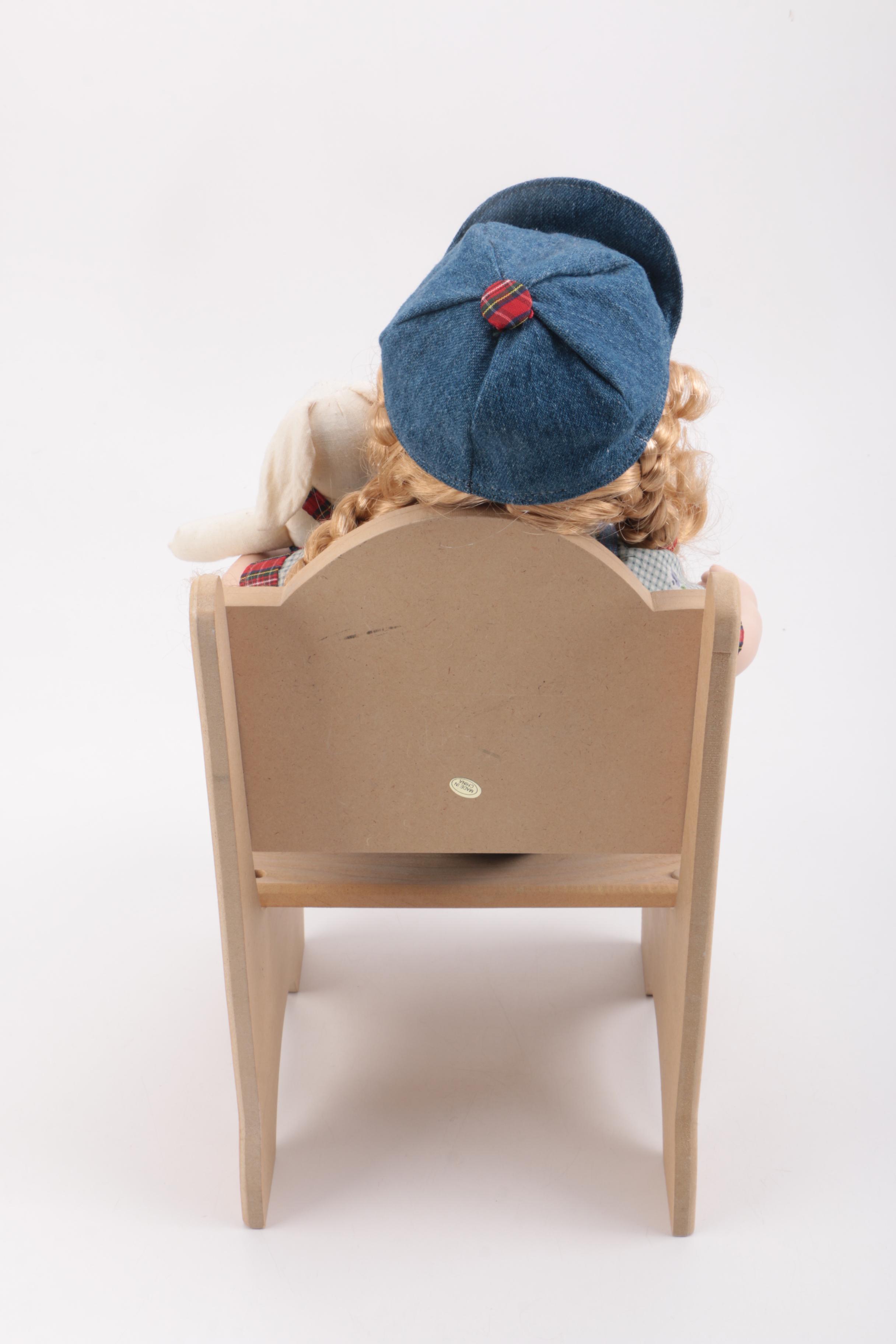 Pair of Porcelain Dolls