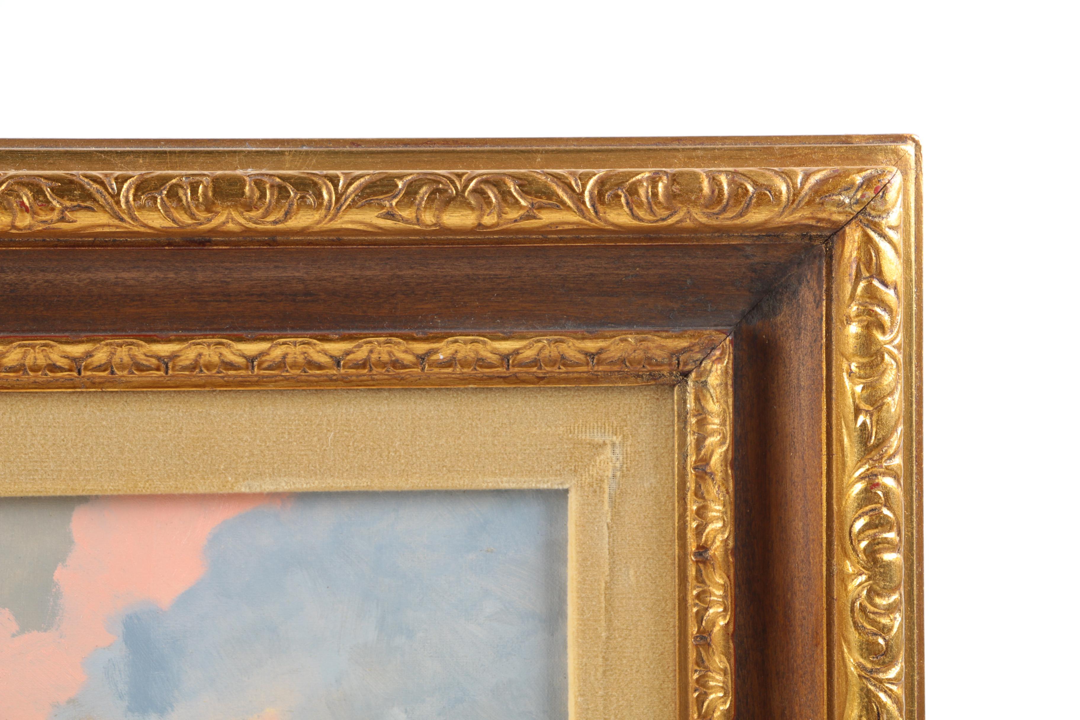 Otto Hinteregger Oil Painting on Canvas "Puppy"