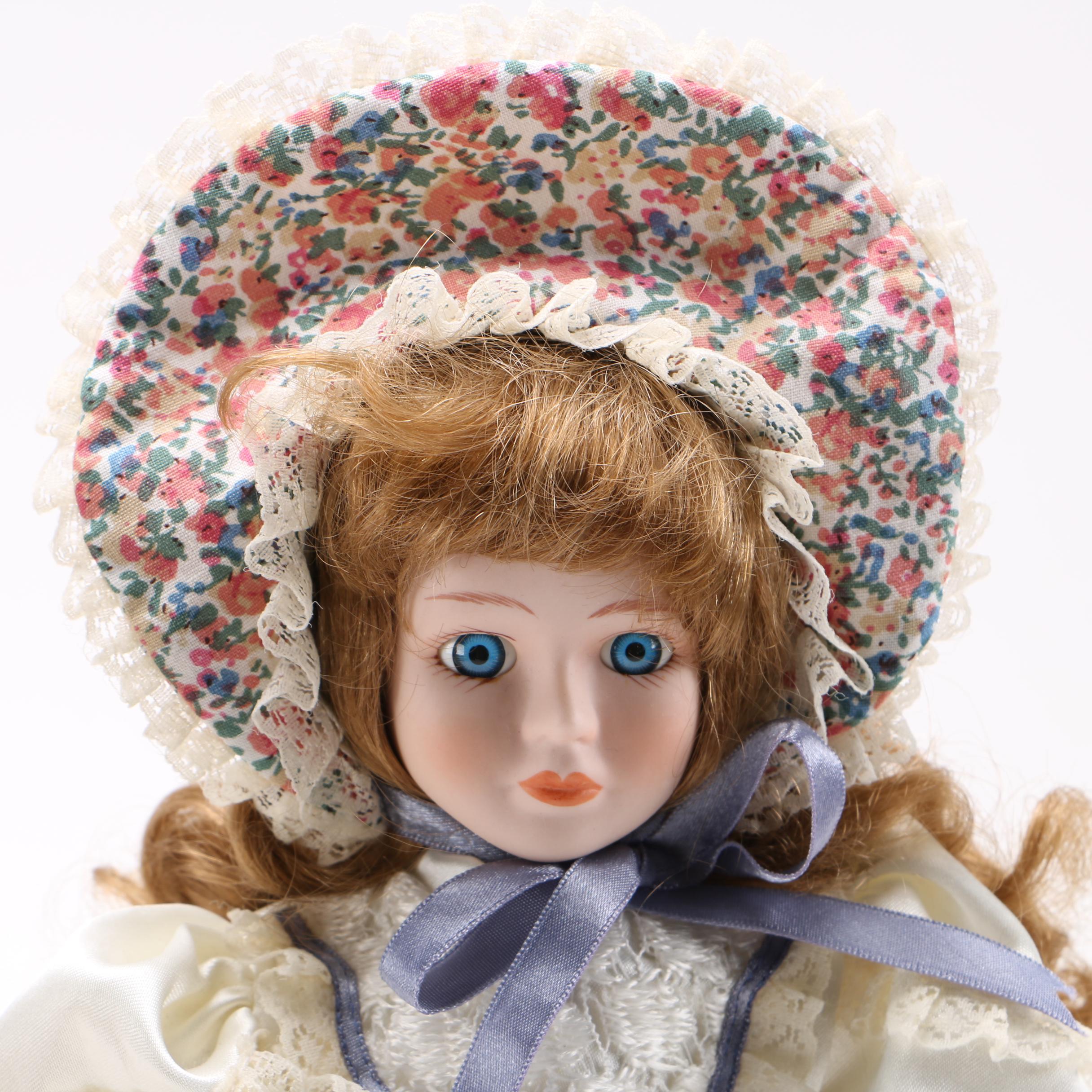 Collection of Porcelain Dolls
