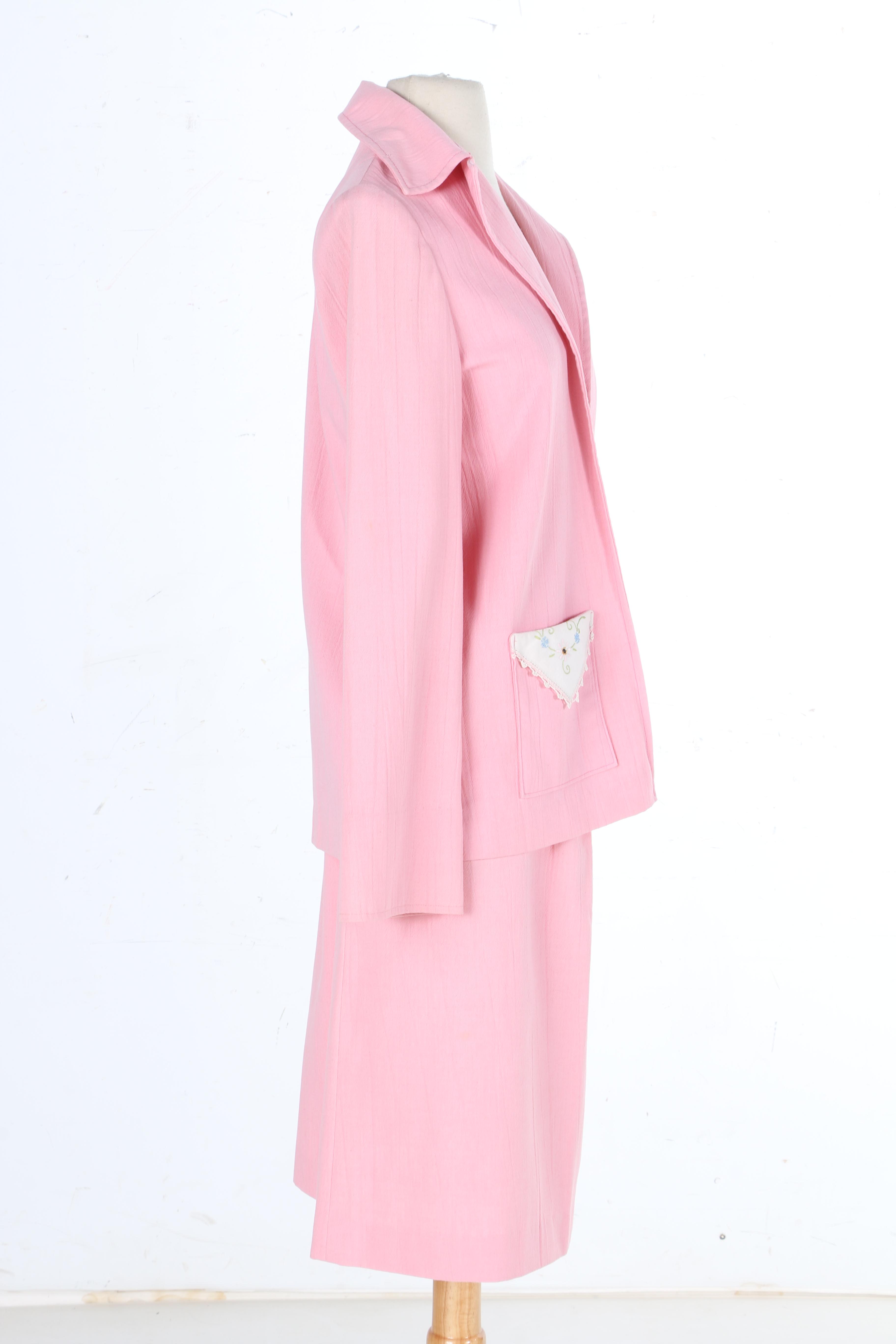 Pink Skirt Suit