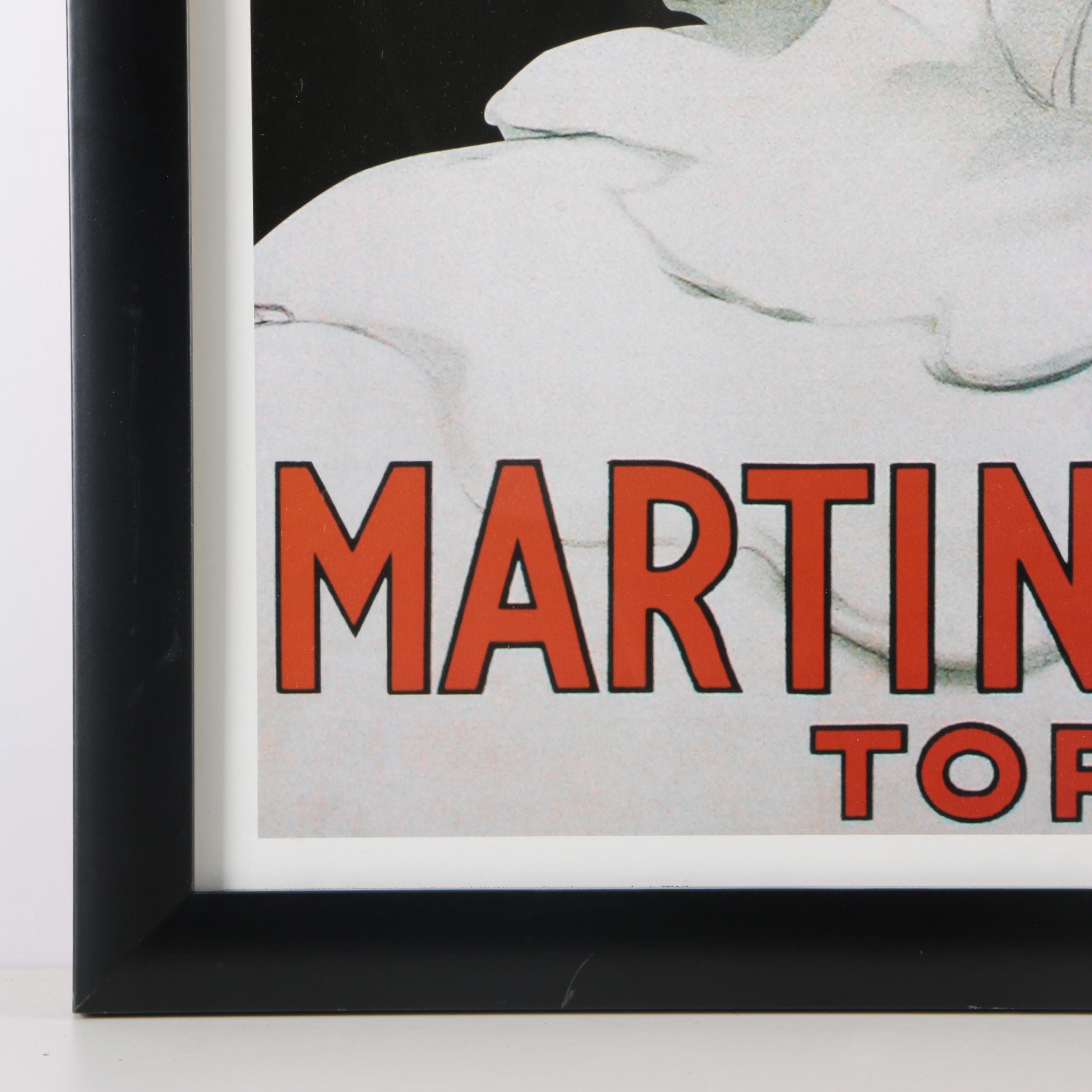 M. Dudovich Martini and Rossi Torino Poster