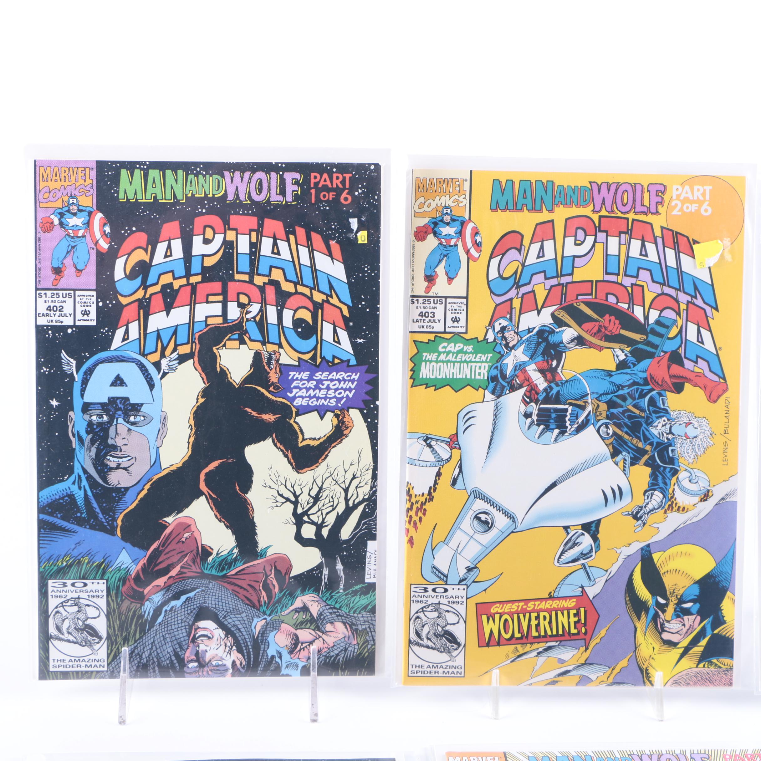 Captain America "Man And Wolf" featuring Wolverine